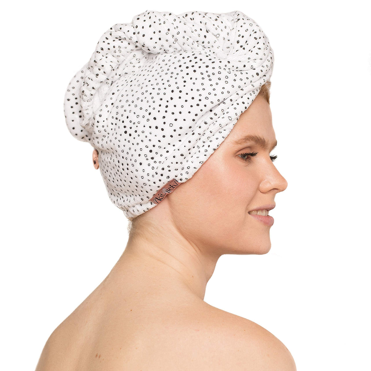 Kitsch Microfiber Hair Towel Wrap - Quick Dry Curly Hair Wraps for Women Wet Hair | Microfiber Towel for Hair | Hair Drying Towe