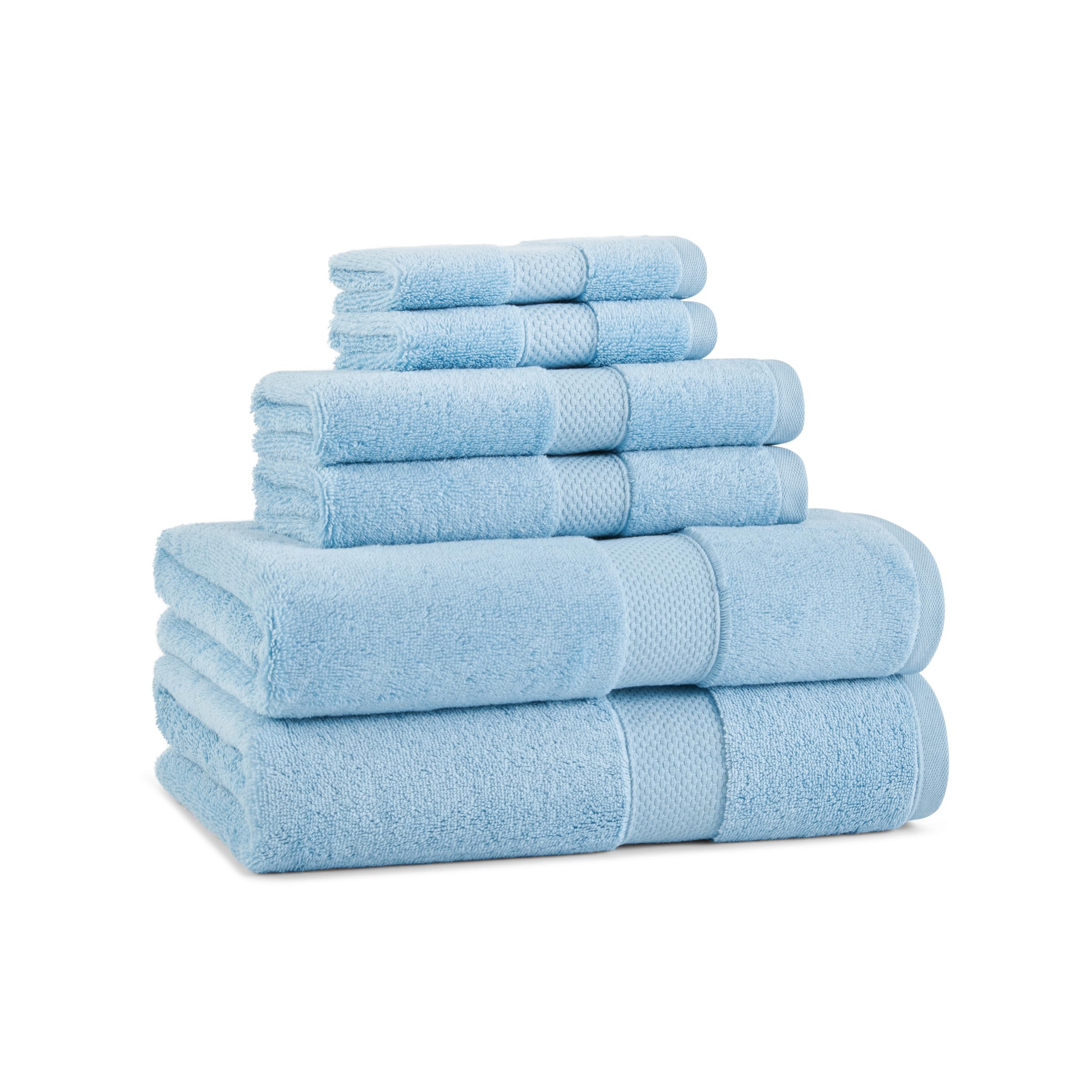 Aston & Arden Egyptian Bath Towel Set - Oversized Ultra Soft Thick & Absorbent, 100% Ringspun Egyptian Cotton Bathroom Towel For