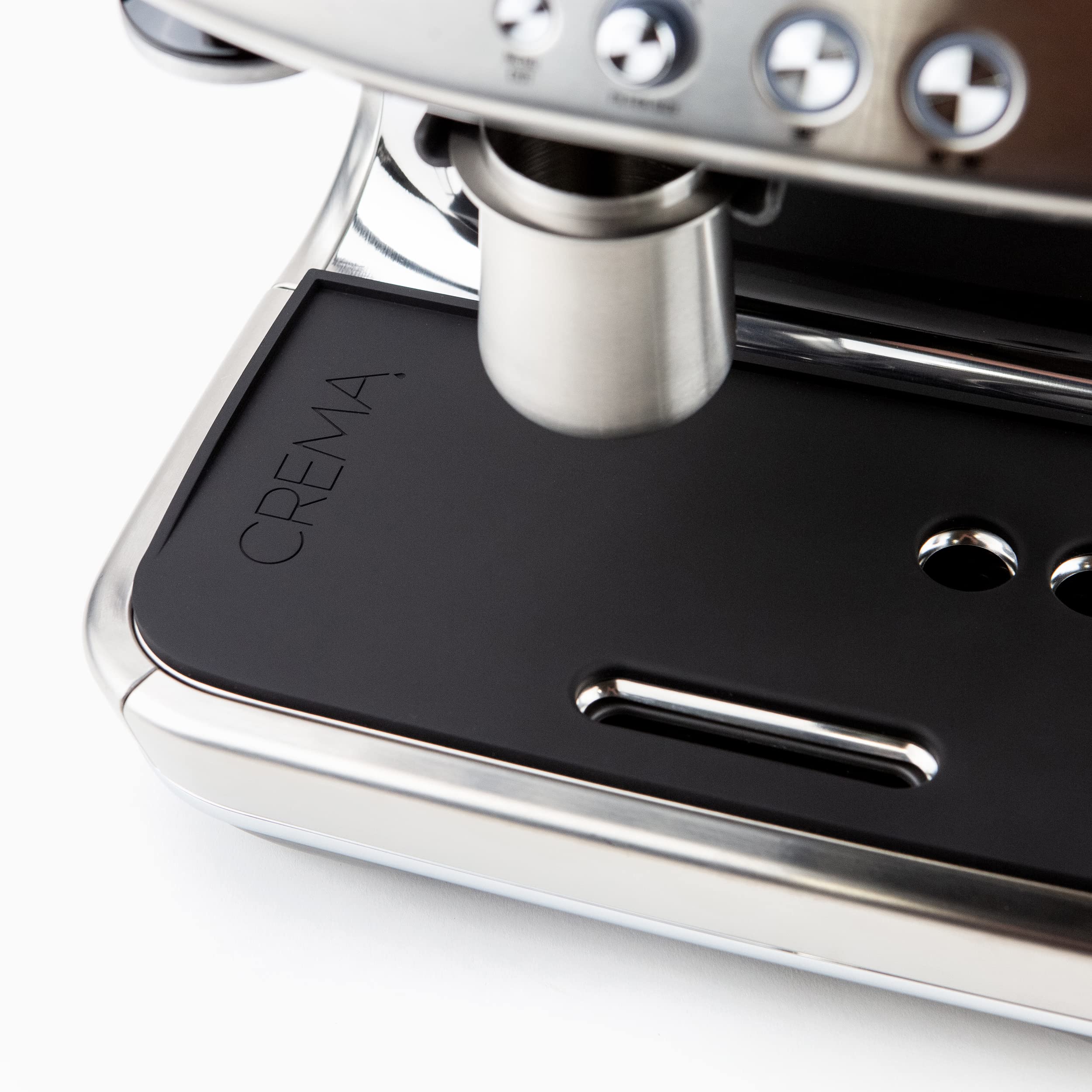 Crema Coffee Products | Tamping Mat - Barista Pro | Non-Slip Silicone | Firm & Secure Mat | Protect Countertops & Portafilter |