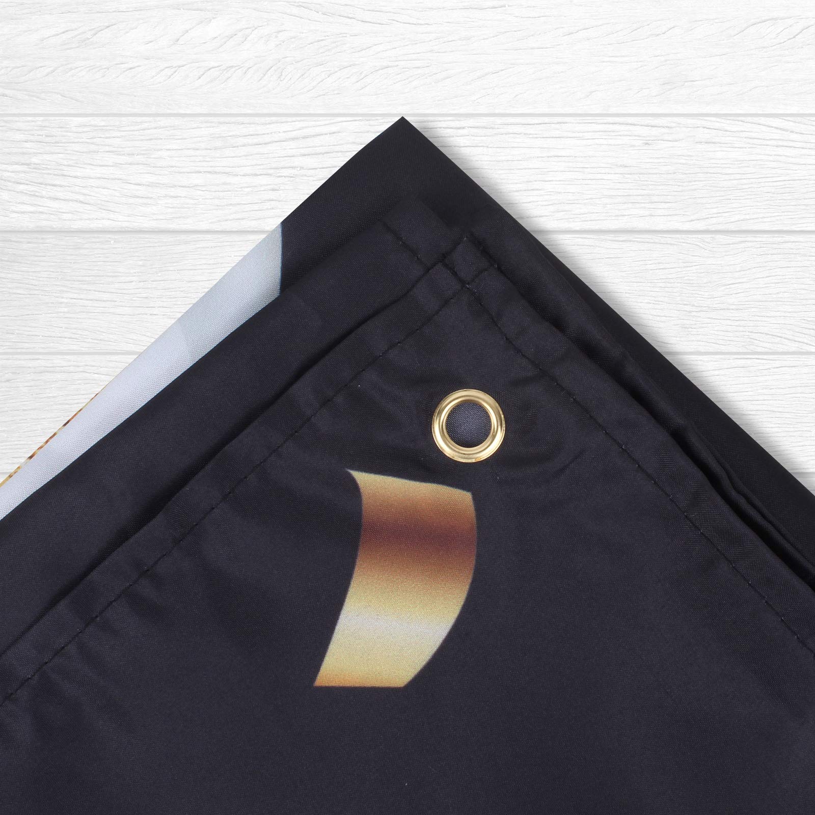 Pakboom Happy 100Th Birthday Door Cover Porch Banner Sign Set - 100 Years Old Birthday Decorations Party Supplies For Men - Blac