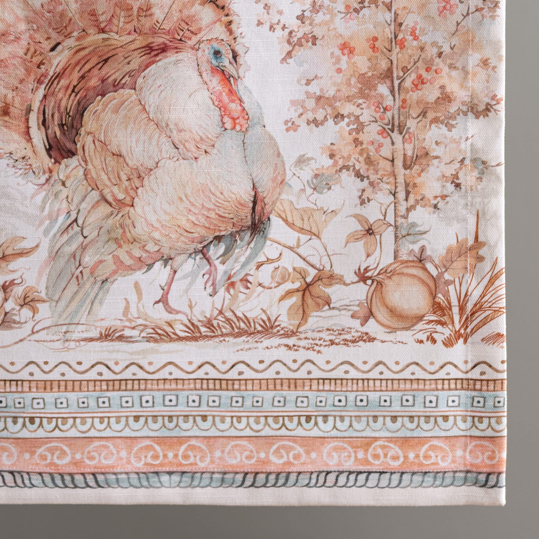 Maison D' Hermine Tablerunner 100% Cotton 14.50Inch X 72Inch Decorative Table Runner Table Runners, Dining, Holidays, Buffet, Gi
