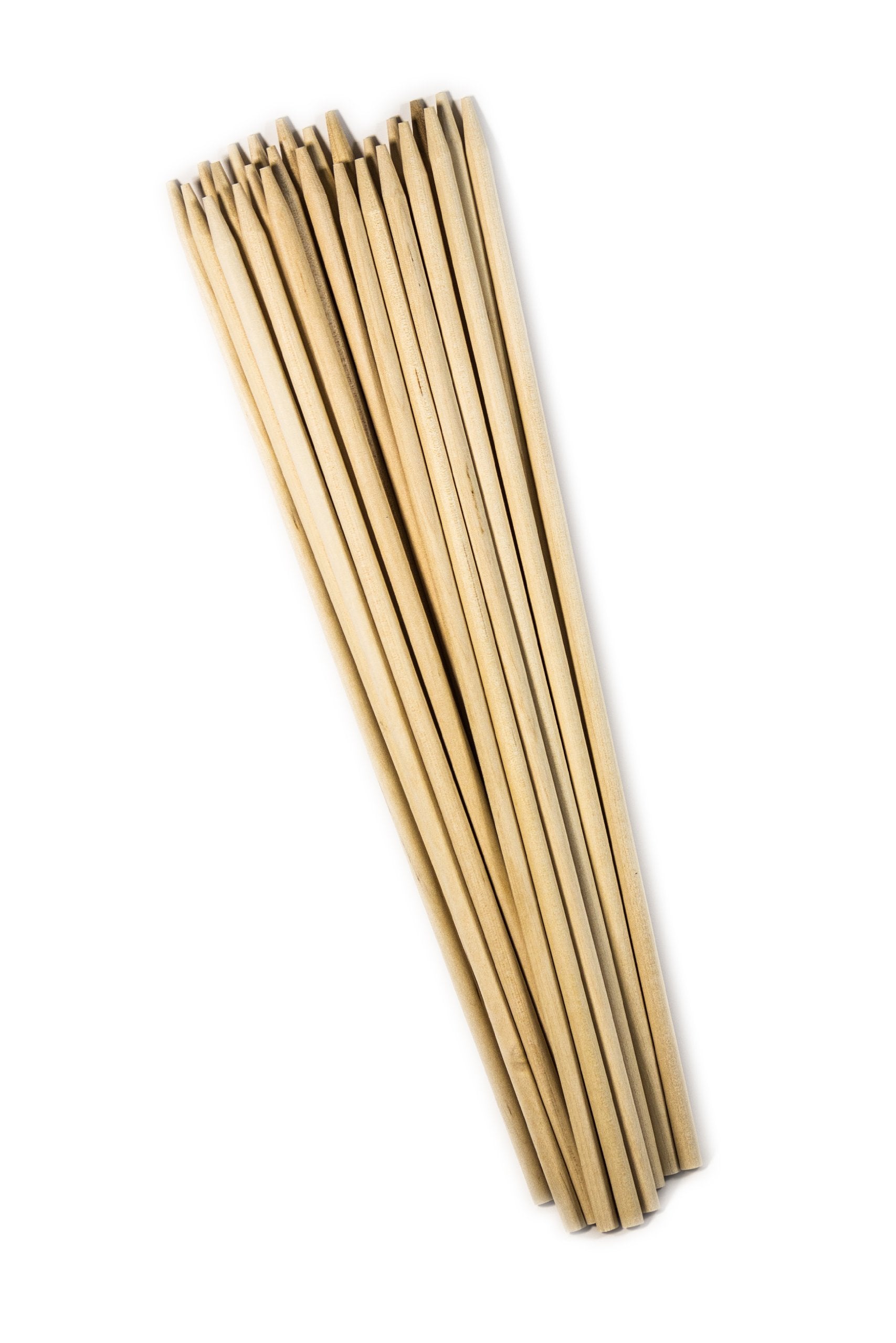Perfect Stix Cds 120 Sp-100 Woodne Semi-Pointed Corn Dog Stick, 12'' Skewer X 1/4'' Semi Point (Pack Of 100)