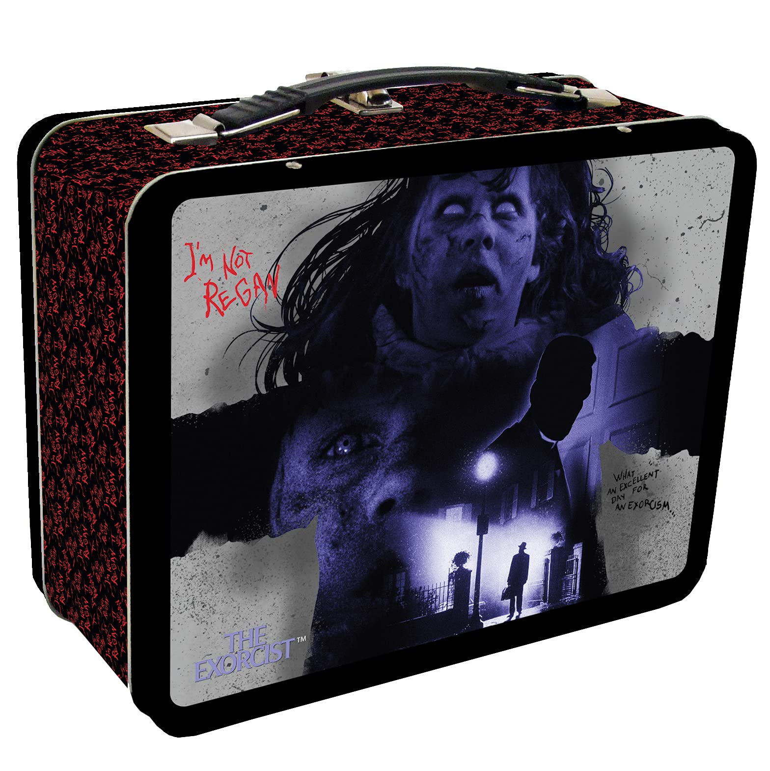 Factory Entertainment The Exorcist Tin Tote, Red, Black