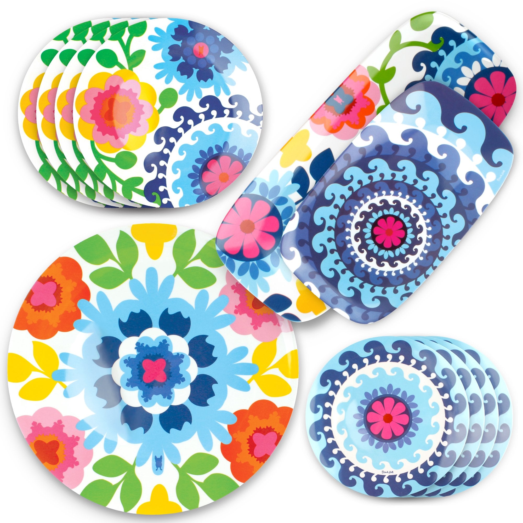 French Bull 19'' Rectangular Platter - Melamine Platters And Serving Ware - Plate, Dish, Serving, Collection - Sus