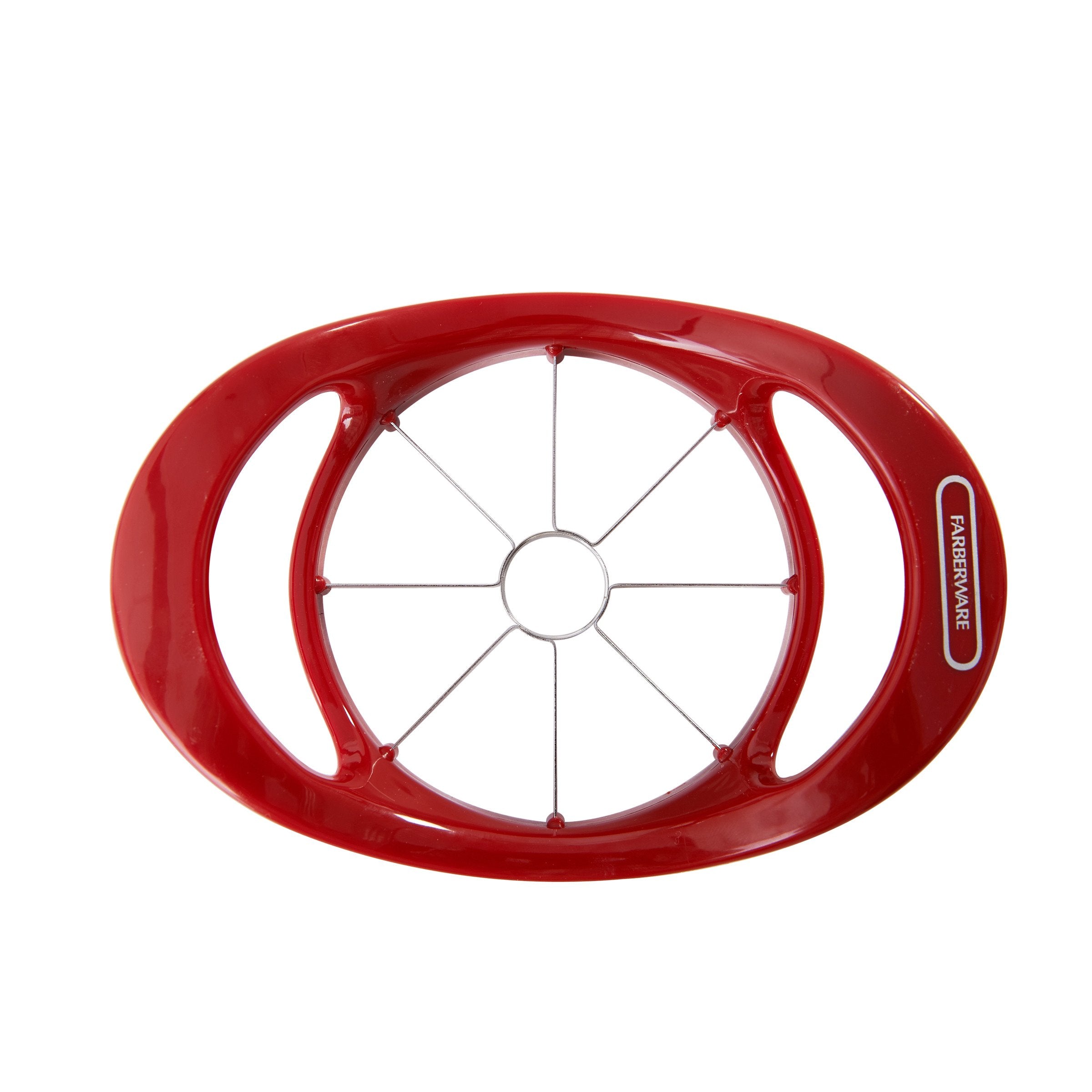 Farberware Professional Plastic Apple Corer/Wedger With Stainless Steel Blades, Red