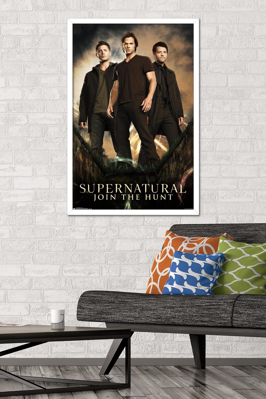Trends International Supernatural - Group Wall Poster, 22.375'' X 34'', White Framed Version