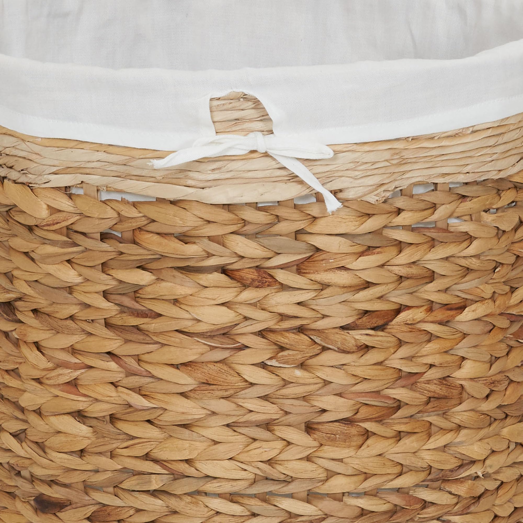 Household Essentials Basket Laundry Liner Wicker Hamper, Brown