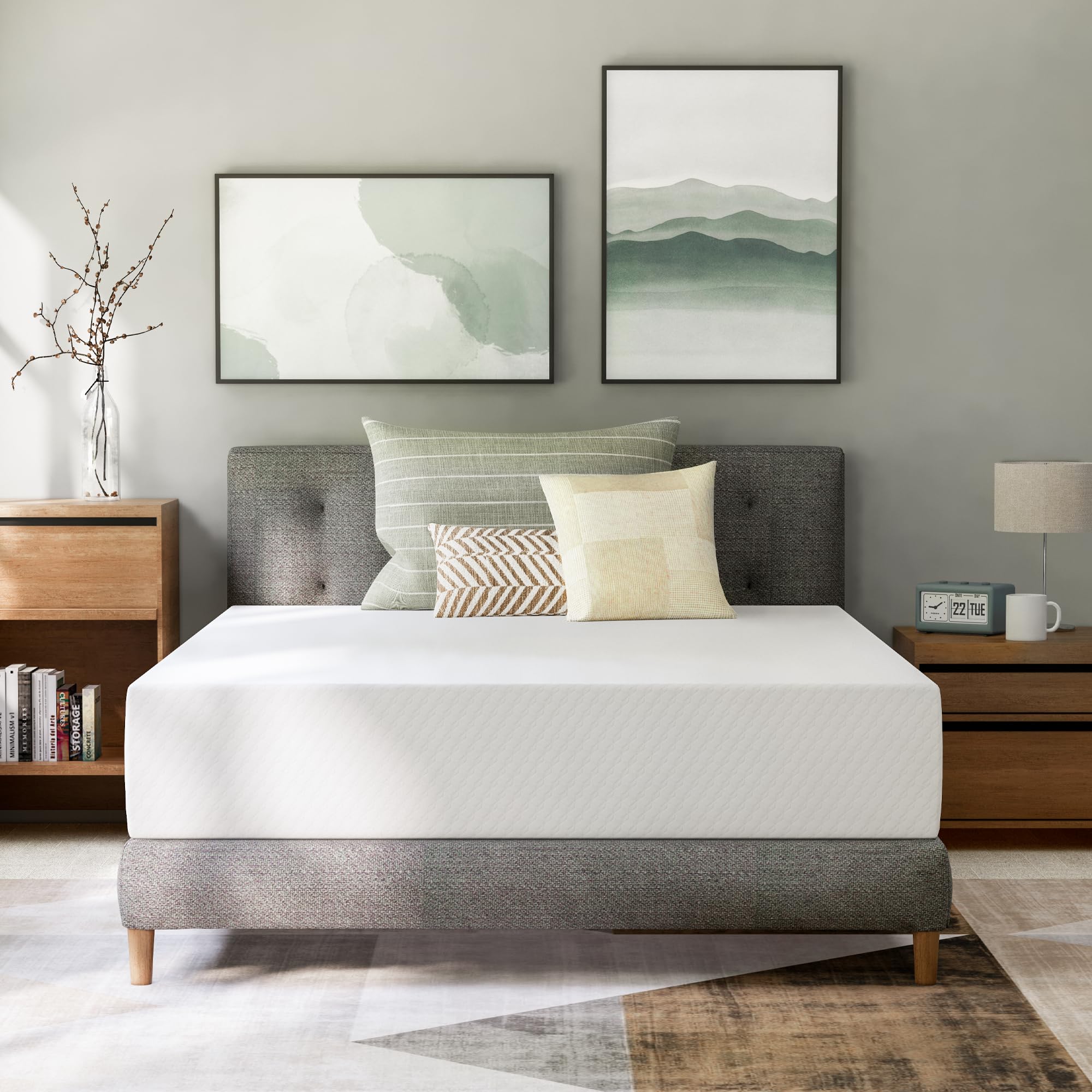 Gaeste 12 Inch Full Cooling Gel Memory Foam Mattress Medium Firm For Cool Sleep Pressure Relieving Certipur-Us Certified Conveni