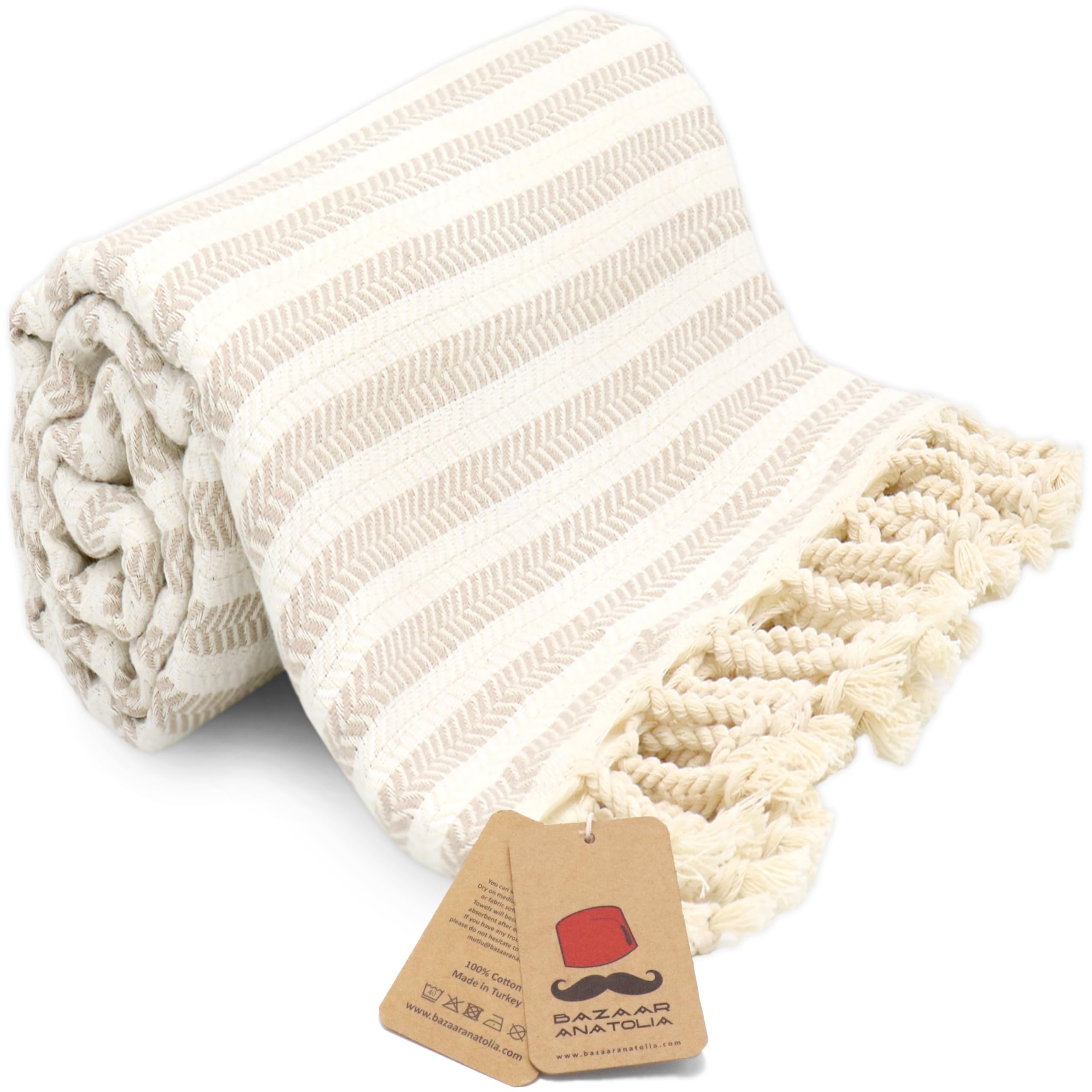Bazaar Anatolia Turkish Bath Towels 100% Cotton Beach Towel Oversized Quick Dry Boho Blanket Farmhouse Decor Sheets Bathroom Tow