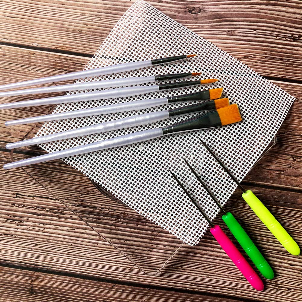 Cookie Decorating Supplies,Cake Sugar Icing Cookie Tools Including 1 Acrylic Cookie Turntable,6 Cookie Decoration Brushes,1 Anti