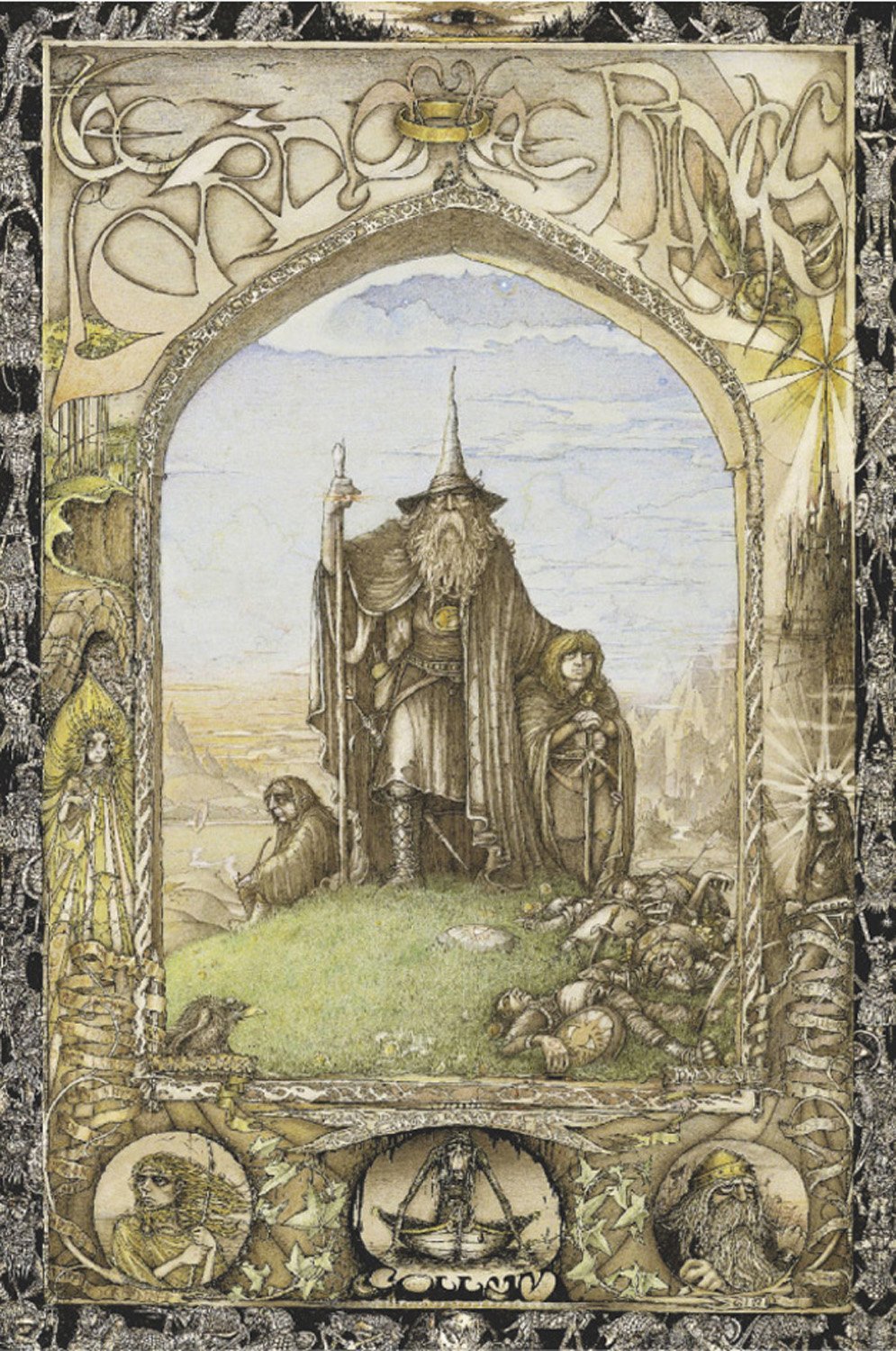 Studio B    Lord Of The Rings Poster