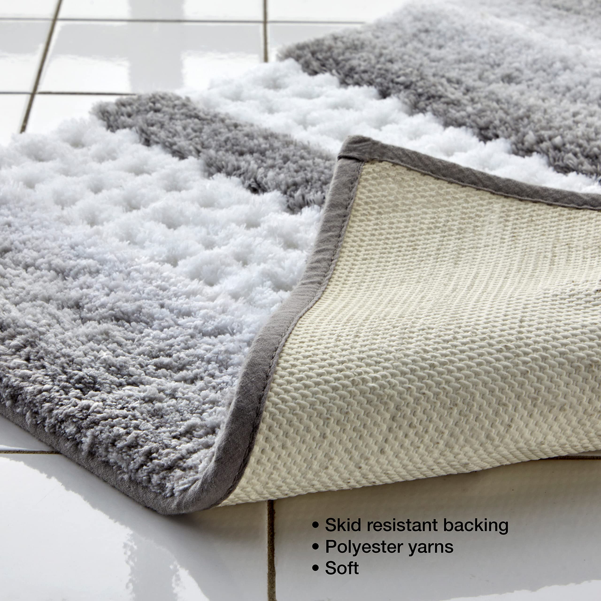 Skl Home By Saturday Knight Ltd. Stripe Fade Rug, Silver