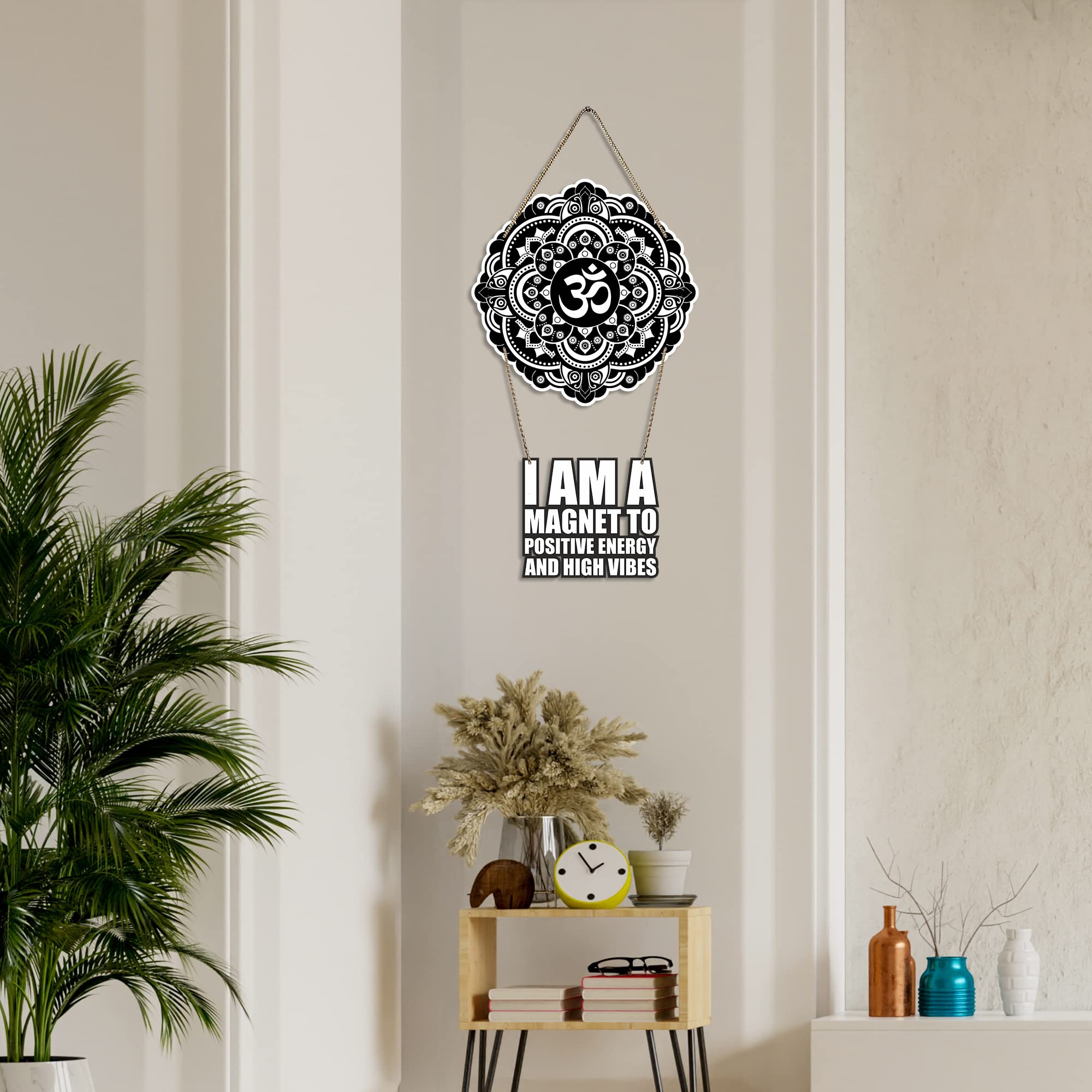 Artvibes Wall Hanging with Quotes for Home|Office|Gift(WH_5717N)(Multi 17)