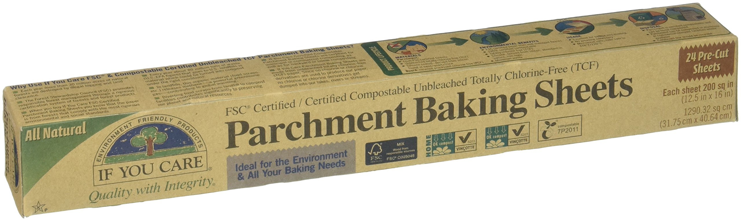 If You Care Parchment Baking Sheets - Fsc Certified, 24 Ct