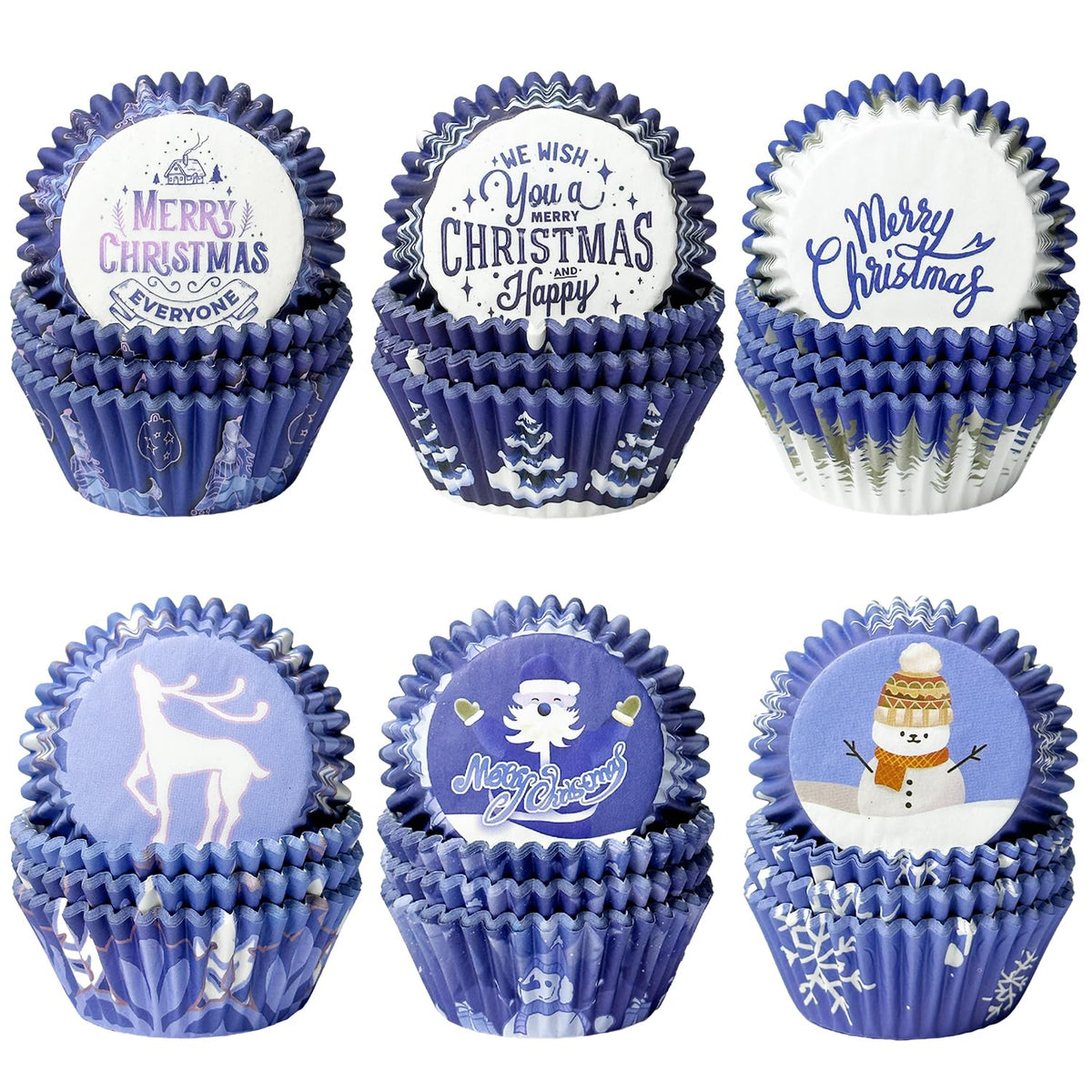 Cupcake Liners Muffin Cupcake Cups 300-Count Food Grade Candy Design Cupcake Papers Baking Cups Cupcake Wrappers Qiqee