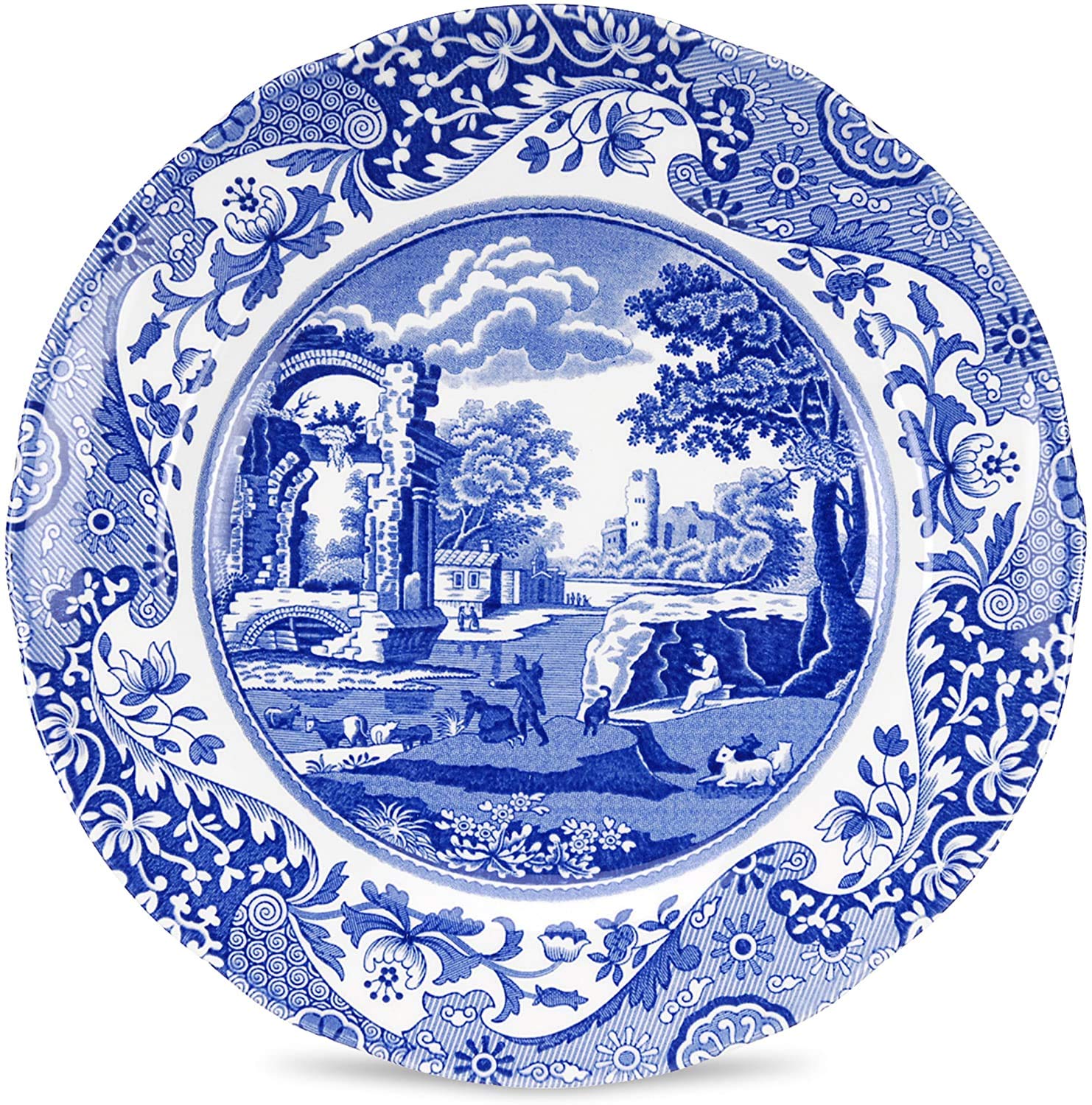 Spode Blue Italian Salad Plates