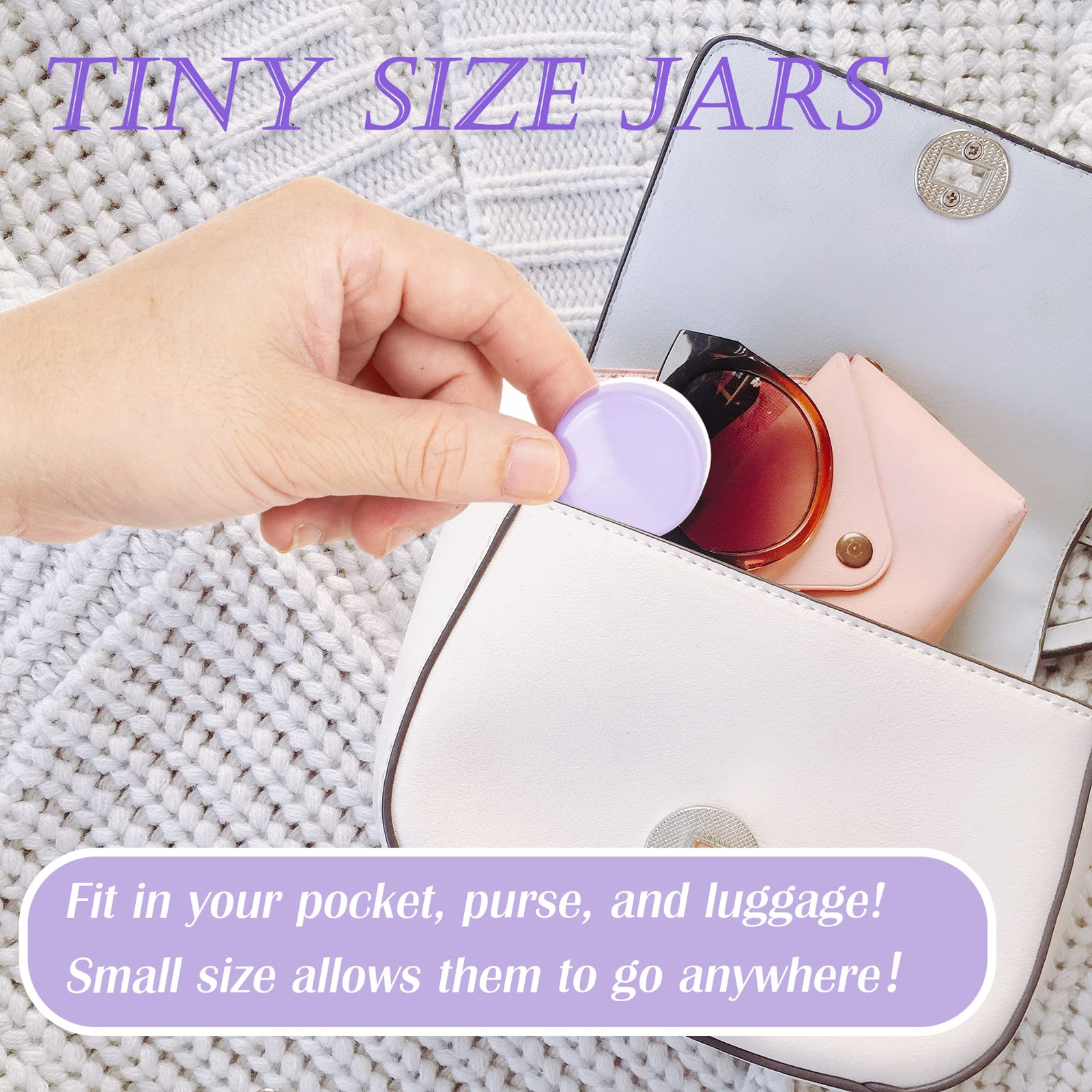 Zejia 3 Gram Sample Containers With Lids, 200 Count Tiny Sample Jars, 3Ml Makeup Cosmetic Containers For Lip Balms, Lotion, Powd
