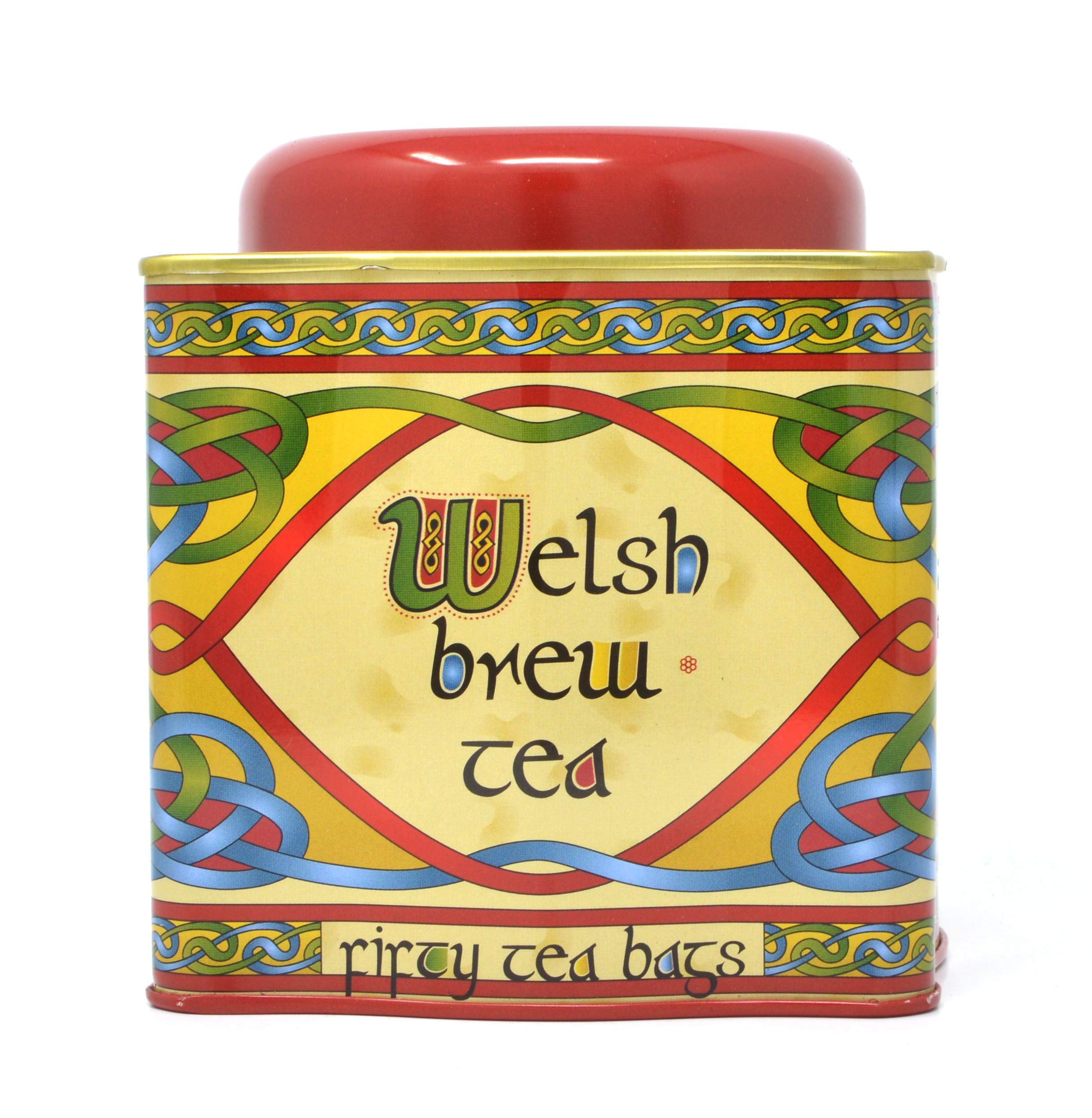 Royal Tara Scottish Tea Gift Welsh Dragon Tea Set - Cymru Mug - Red Dragon Teabag Holder- Welsh Brew Tea