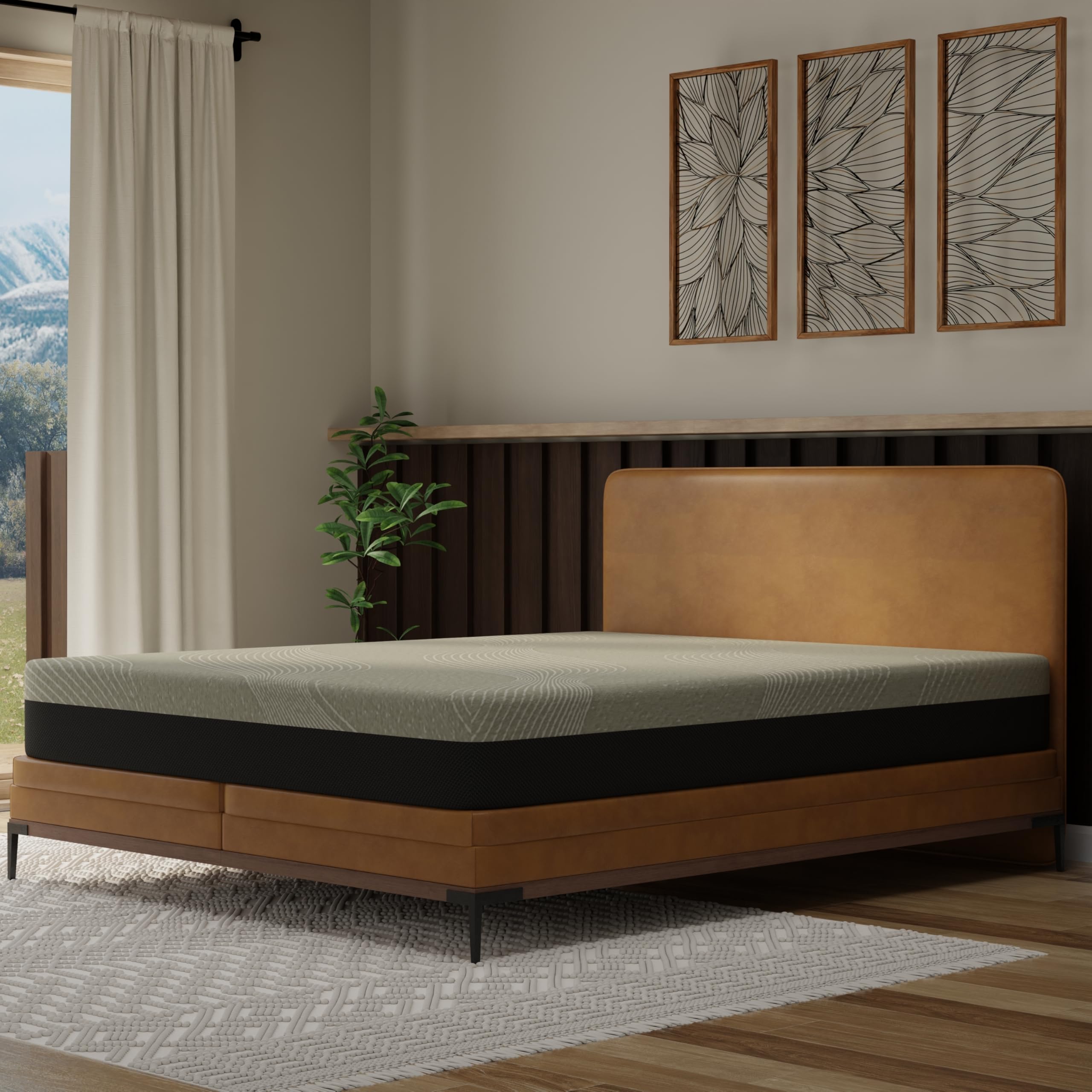 Omne Sleep comfort Series Full Medium gel Memory Foam Tight Top 10 inch Mattress(D0102H7BSP8)