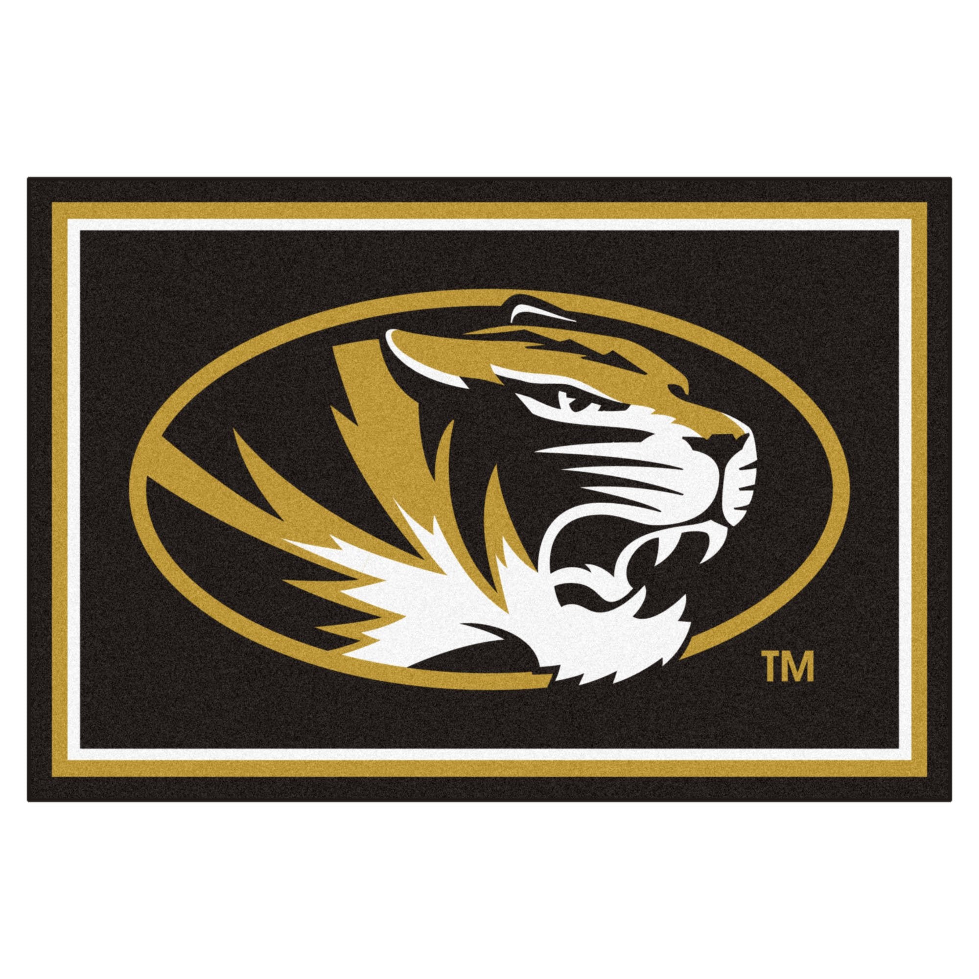 University of Missouri 5ft. x 8 ft. Plush Area Rug