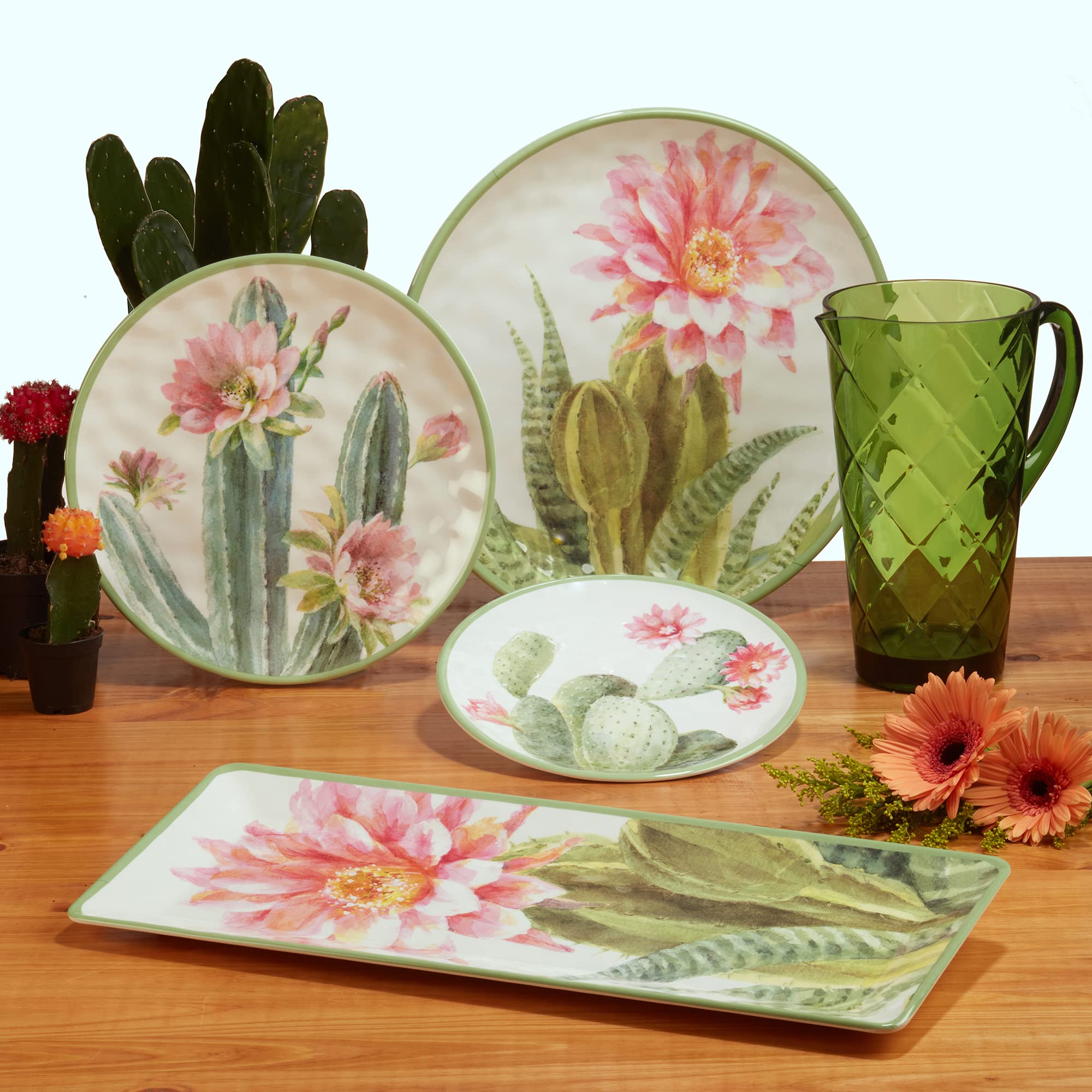 Certified International Desert Beauty 11'' Melamine Dinner Plate, Set Of 6