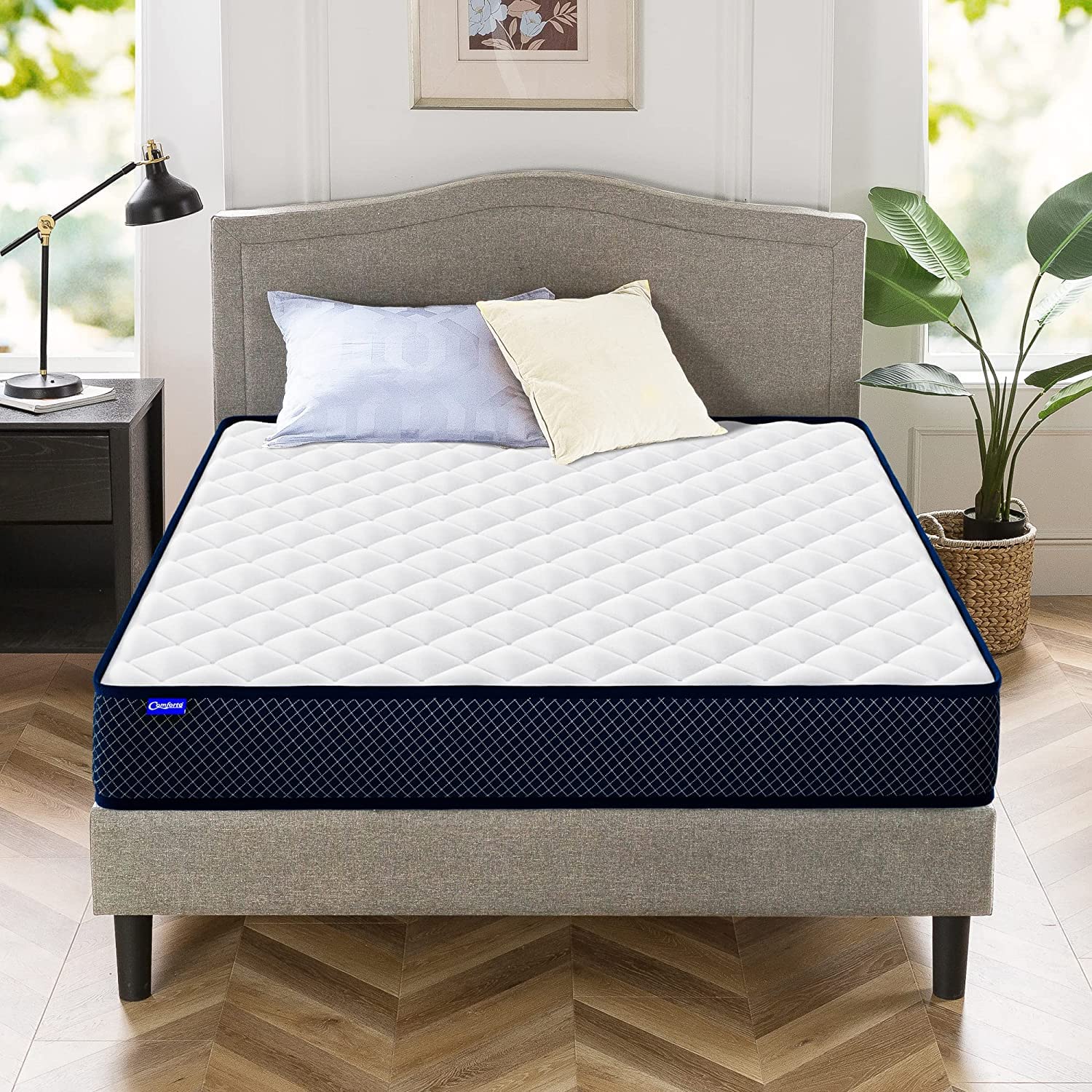 Comforto Orthopedic Doctor Plus 5 Inch 3Layered Memory Foam Mattress (75x48x5 Inch, Double Size Mattress)