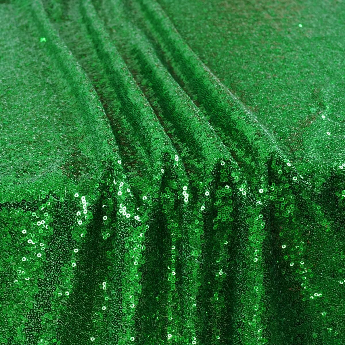 Partydelight Green Sequin Tablecloth 90 Inch Round Tablecloth Glitter Tablecloth For Party Baby Shower Christmas Decorations