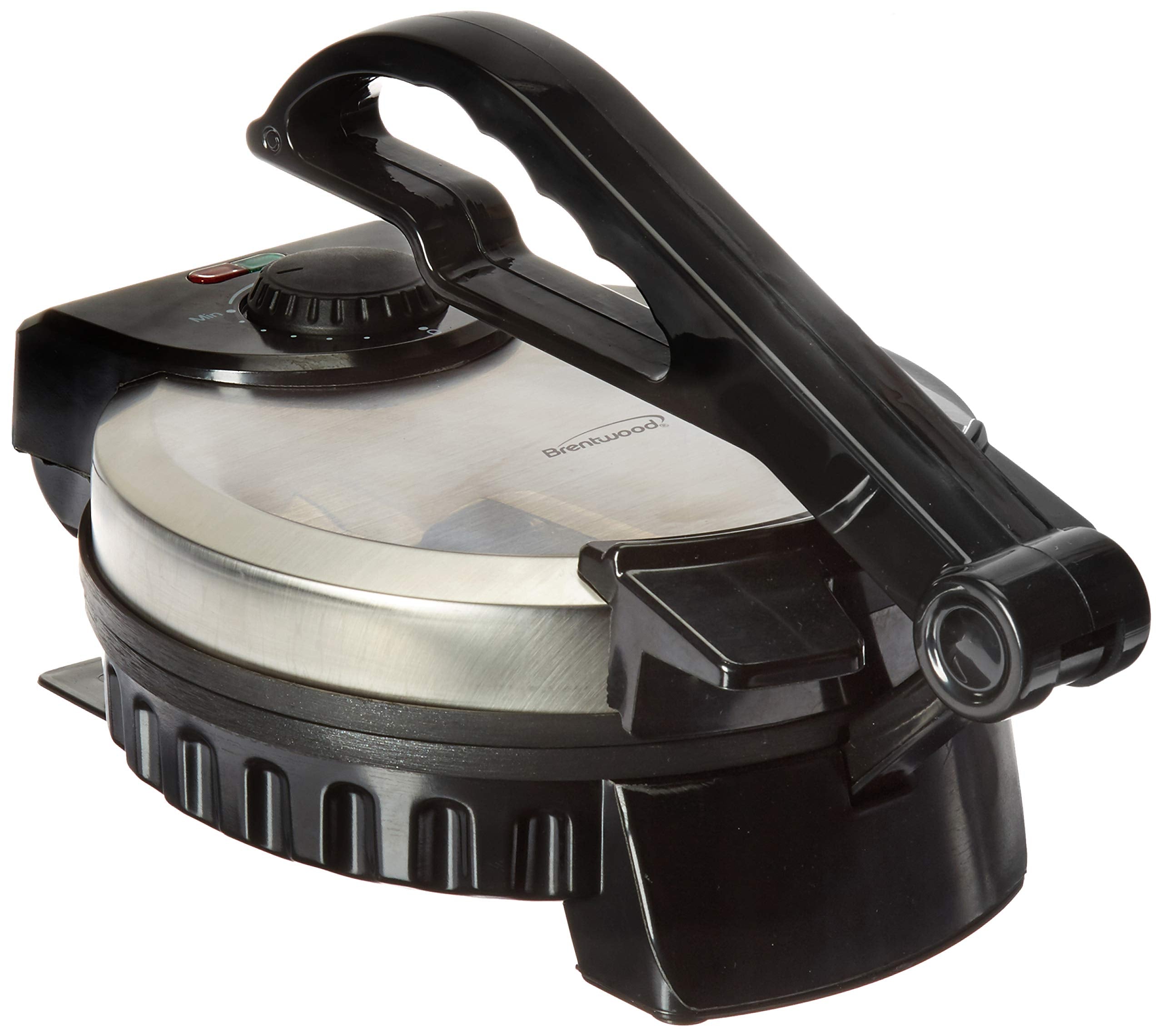 Brentwood Ts-127 Stainless Steel Non-Stick Electric Tortilla Maker, 8-Inch