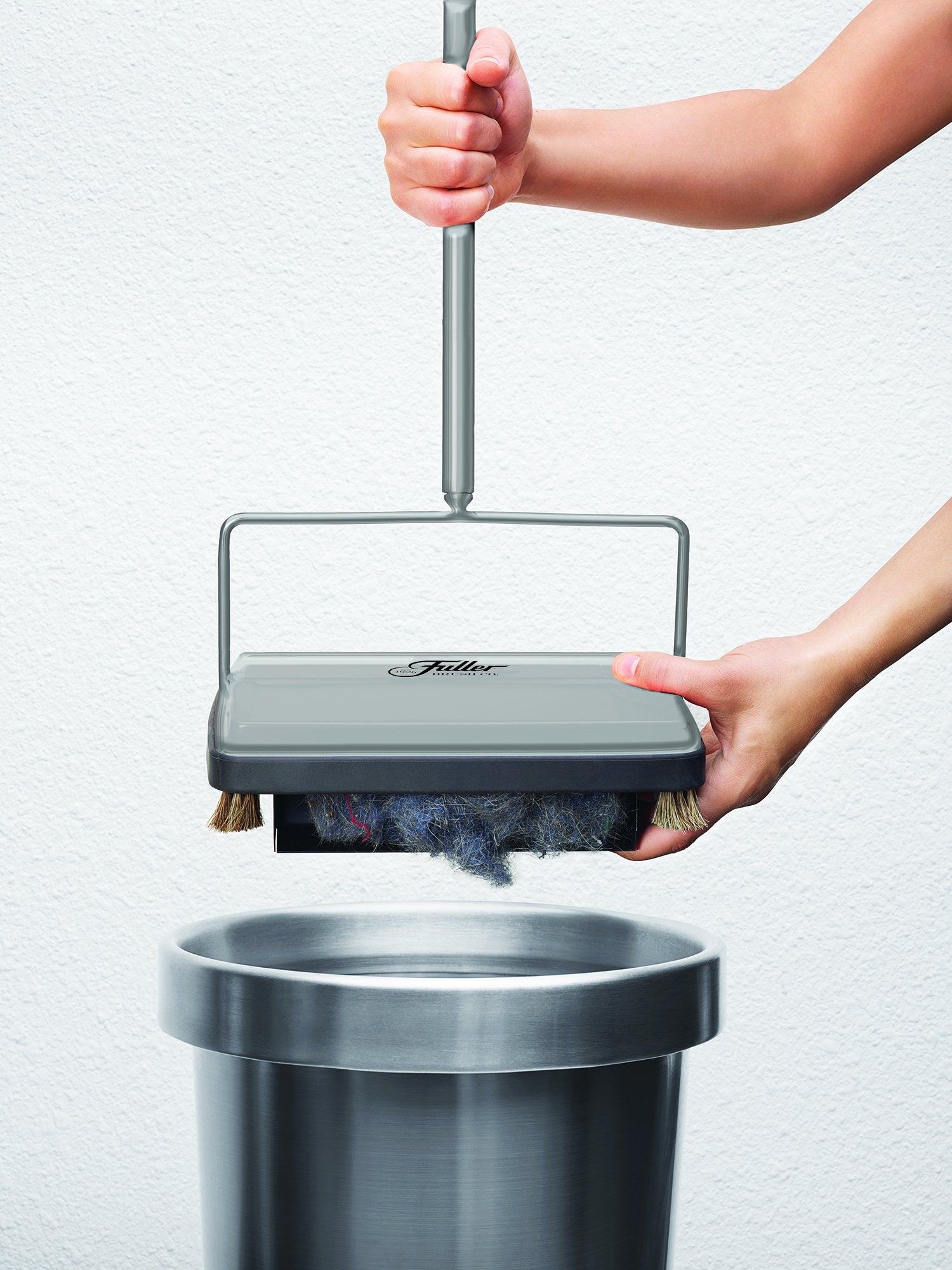 Fuller Brush 17034 Carpet & Floor Sweeper- Mini Stick Cleaner for Hardwood Surfaces, Wood Floors, Laminate Tile - Small & Portab