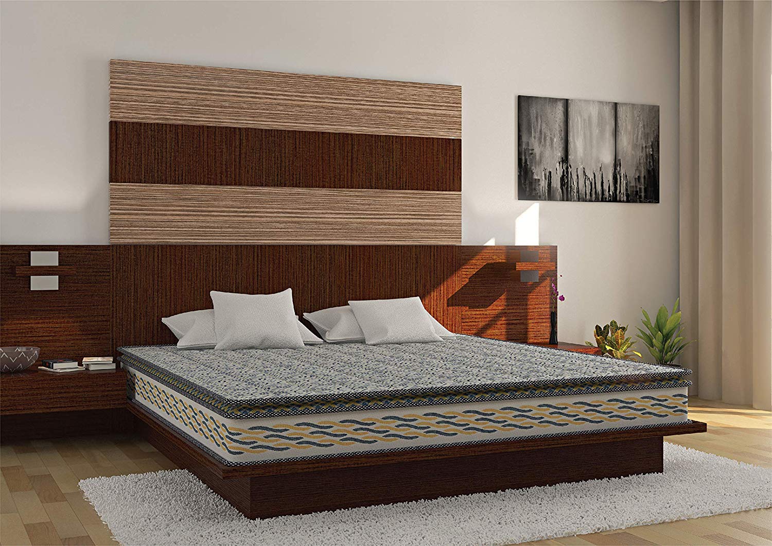 Centuary Mattresses Pixel Cooling Green Gel MEMORY FOAM Mattress ( 78 x 36 x7) Inches