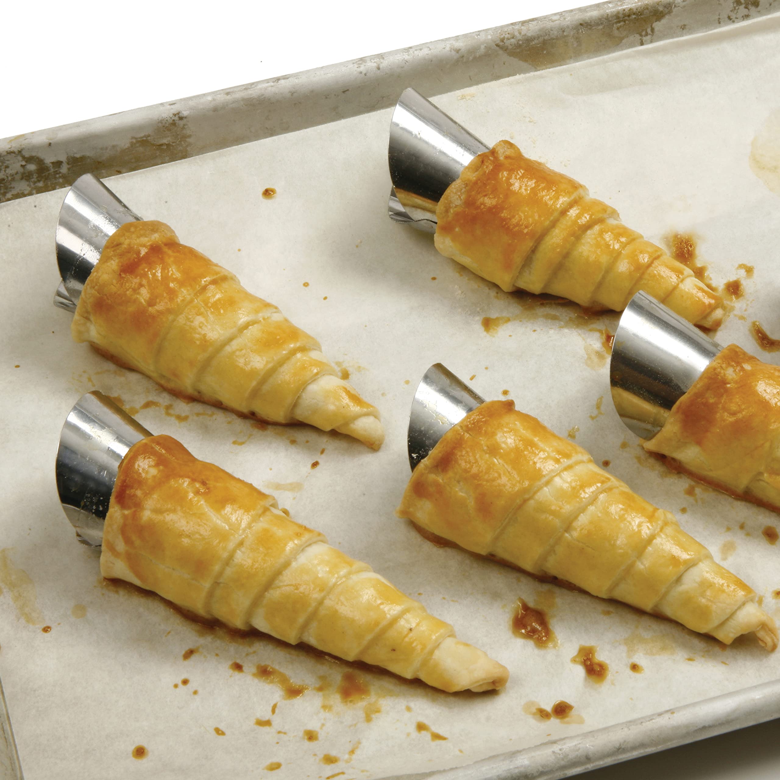 Norpro Stainless Steel Cream Horn Molds, Set Of 6