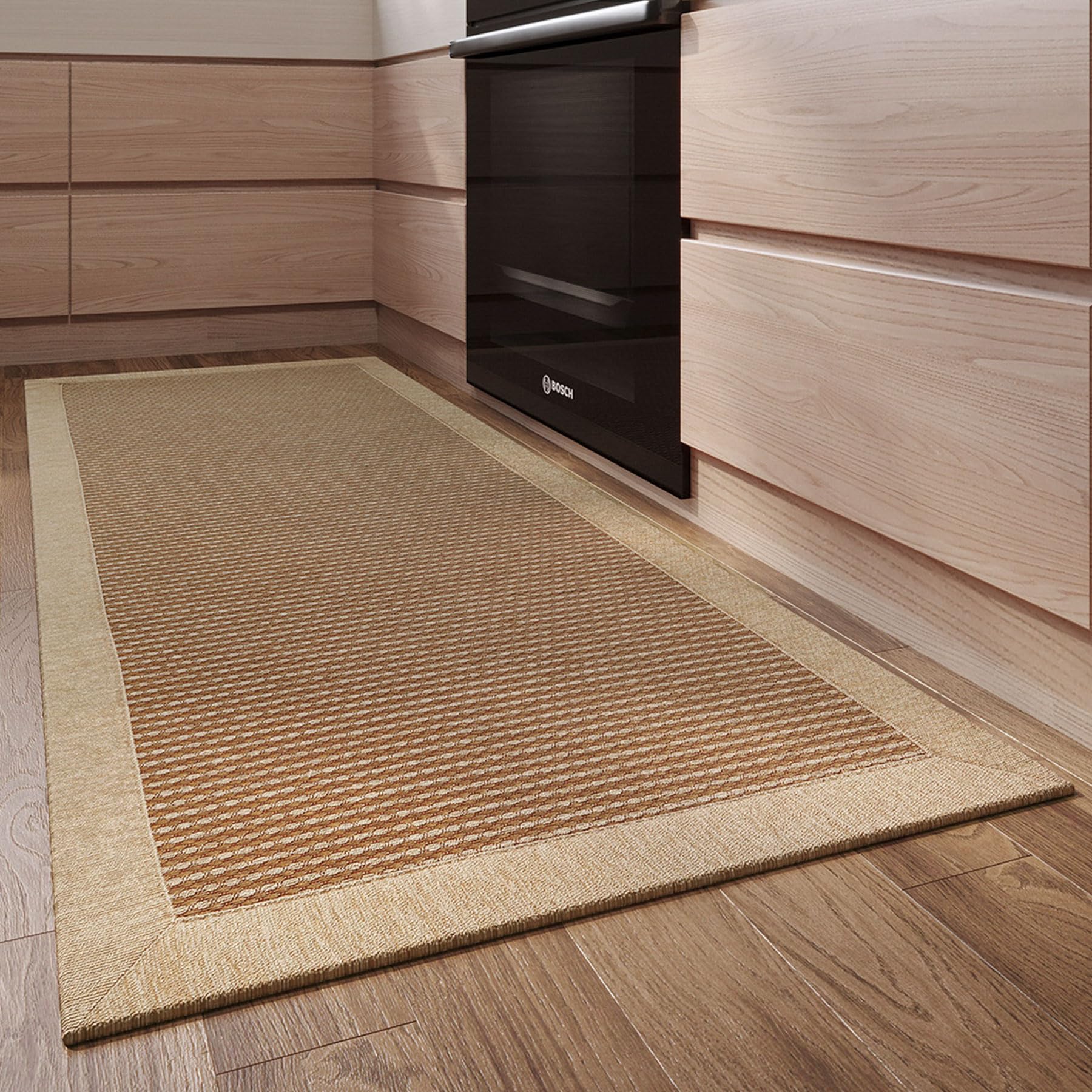 Lufeijiashi Large Kitchen Rugs And Mats Non Slip Washable Kitchen Runner Rug Absorbent Farmhouse Style Kitchen Floor Mats For In