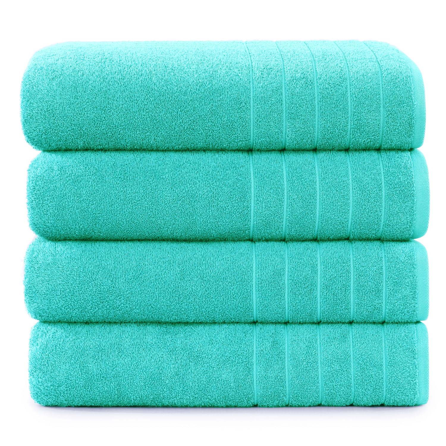 Casa Platino Large Bath Sheets, 4 Pack Bath Sheet(36''X 72''), 100% Ring Spun Cotton Bath Sheets, Lightweight Bath Sheet, Soft B