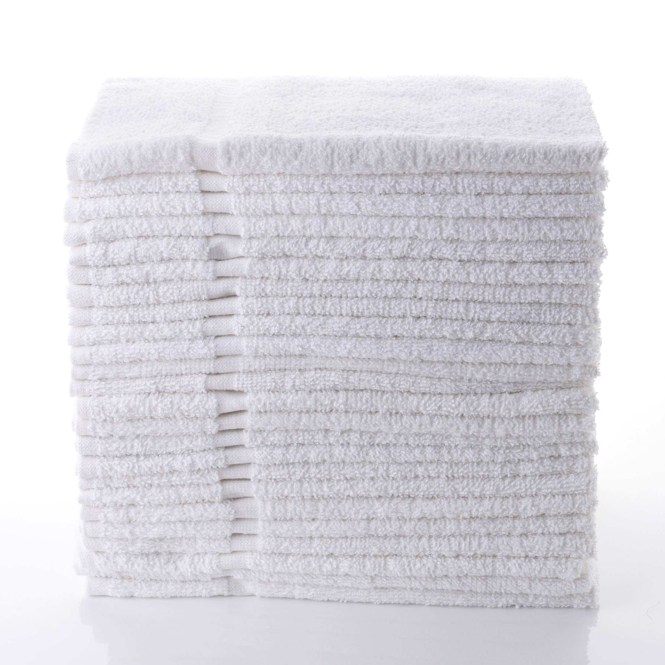Simpli-Magic Cotton Hand Towels, 16''X27'', 12 Pack, White