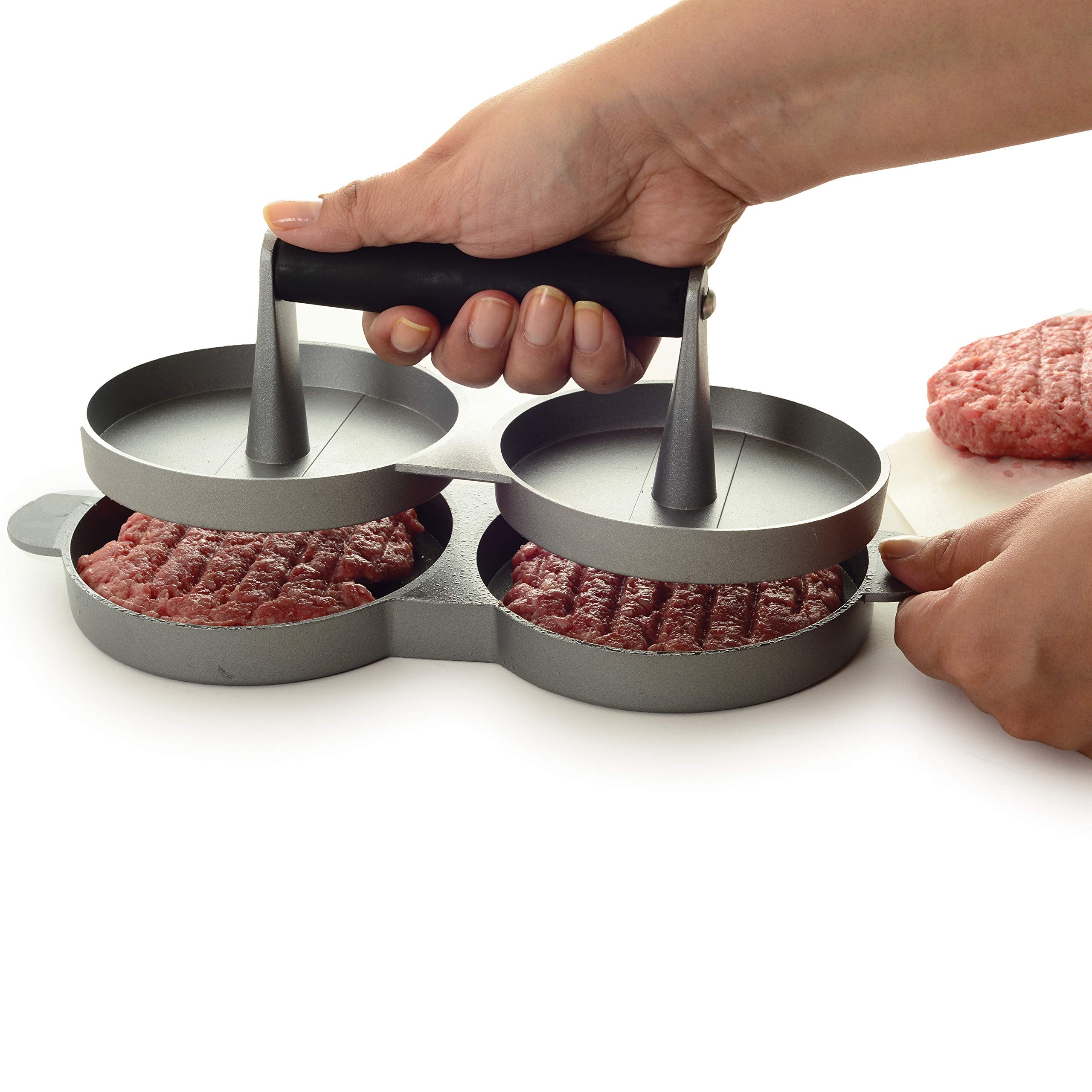 Norpro, 1 Ea Double Burger Press, Shown