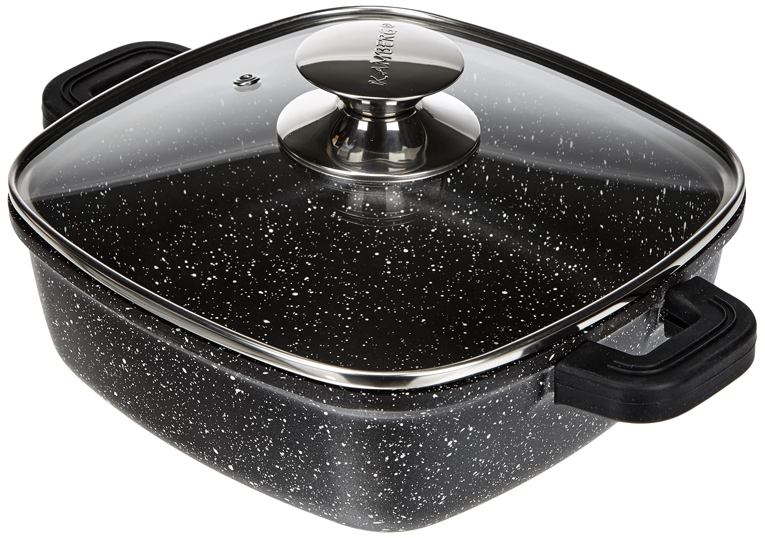 Kamberg Square Casserole Pot Cast Aluminium Induction