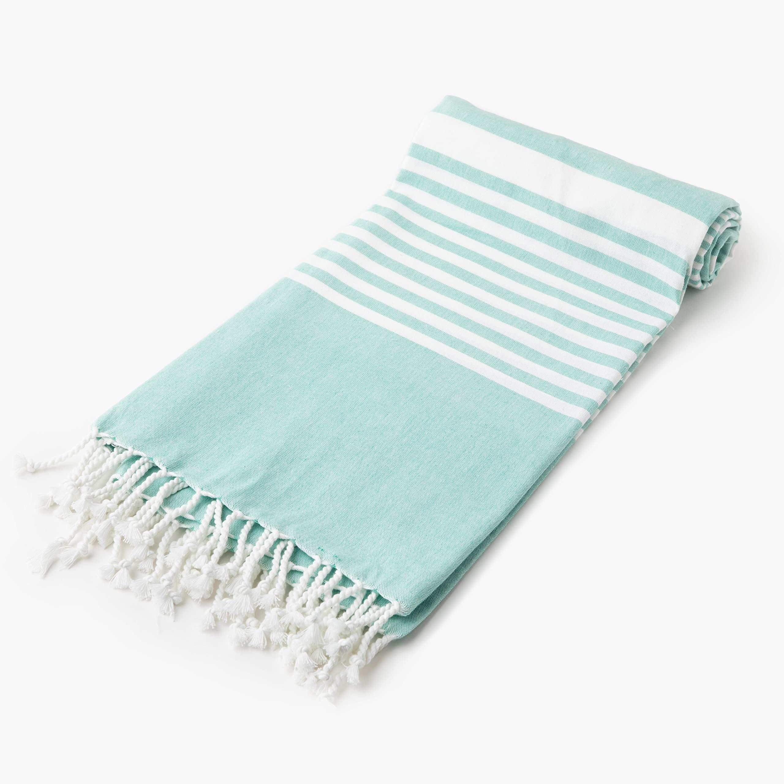 Oversized Turkish Beach Towels - Large Quick Dry Beach Towels - Sandfree, Thin & Lightweight Peshtemal Beach Towels Of 100% Orga
