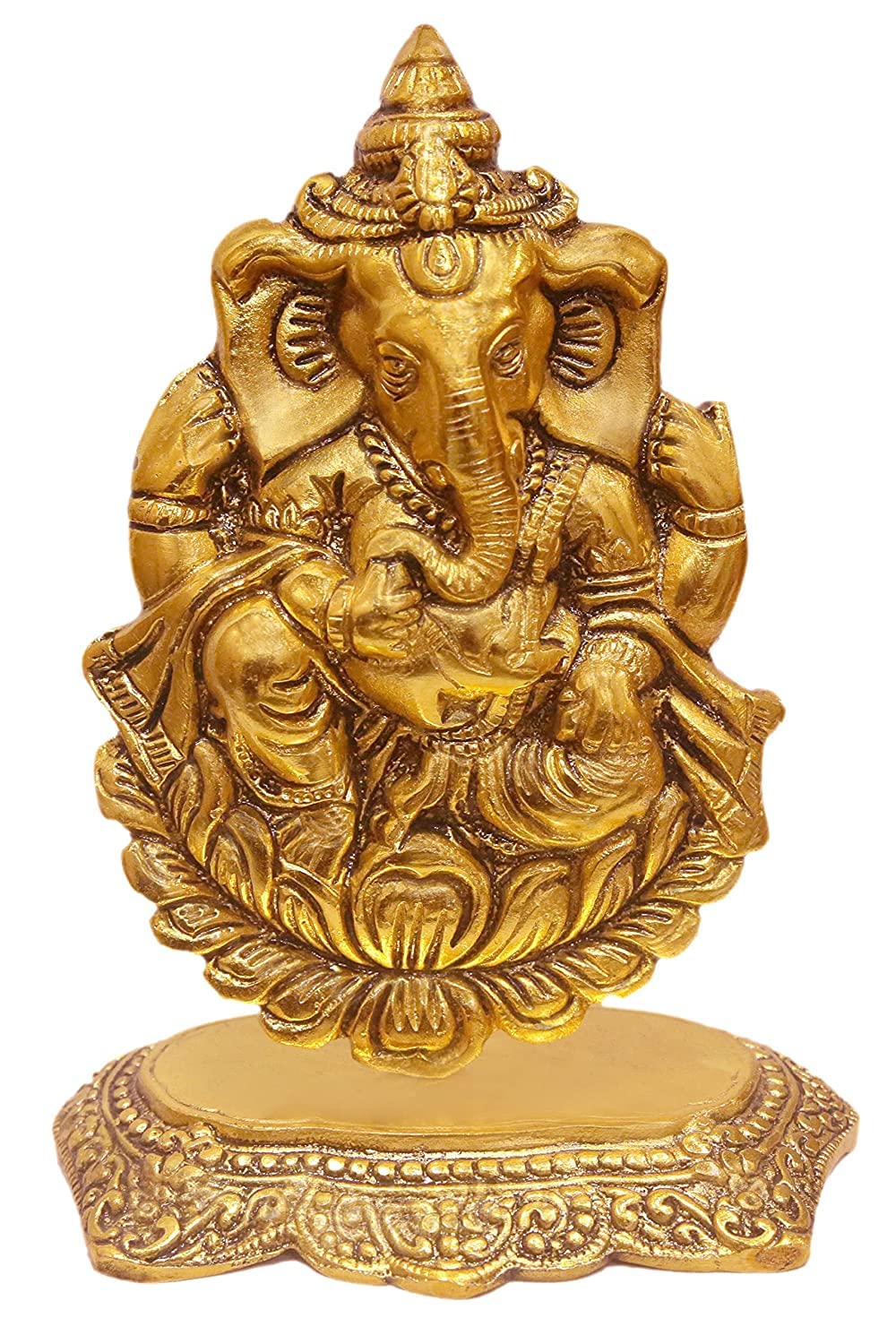 Arinjay Lord Ganesha Statue | Ganpati Religious Idol | Ganesh Murti For Home Decor | Spiritual Symbol For Puja | Decorative Show