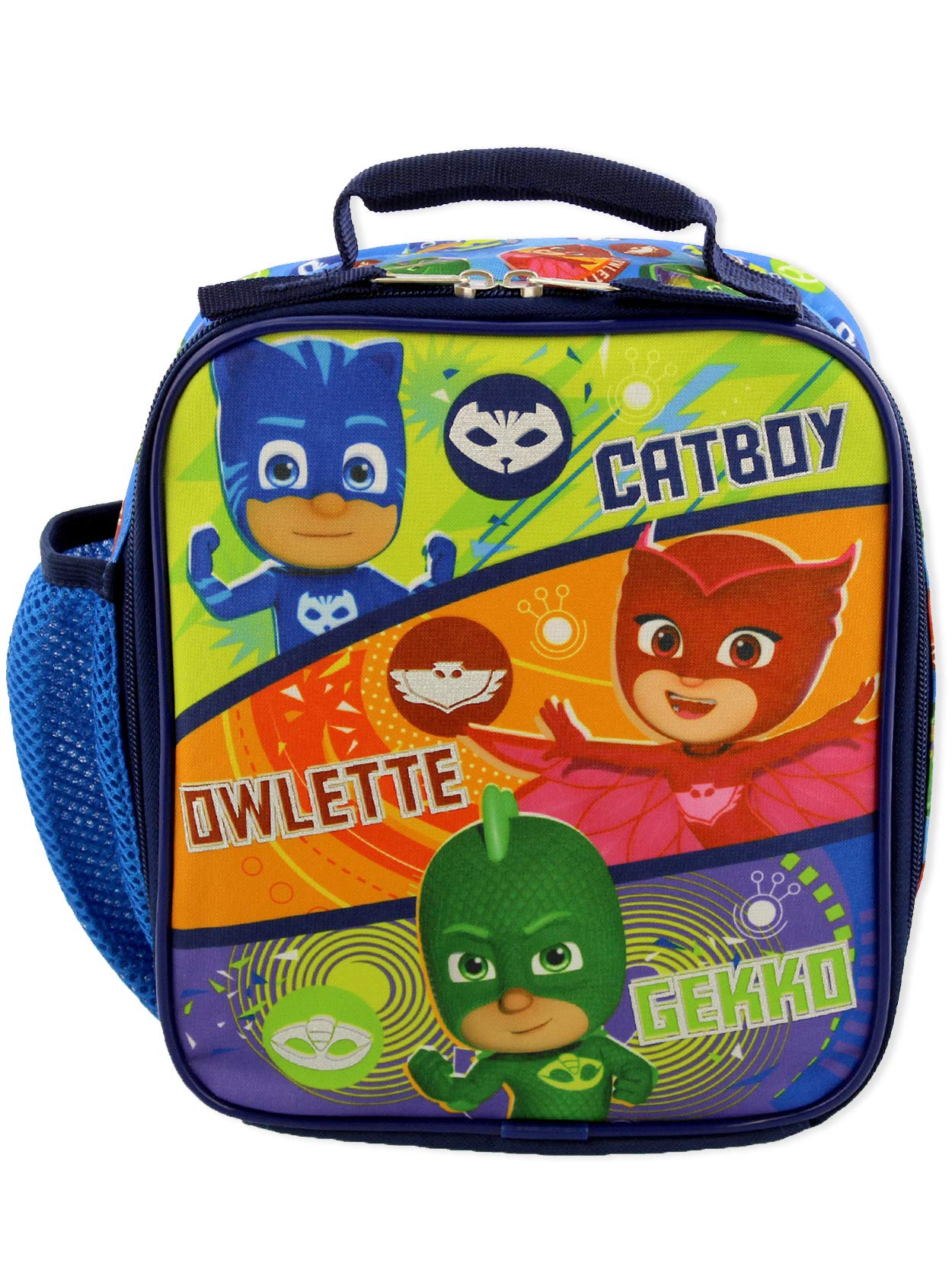 Pj Masks Boy'S Girl'S Soft Insulated School Lunch Box (One Size, Blue/Multi)