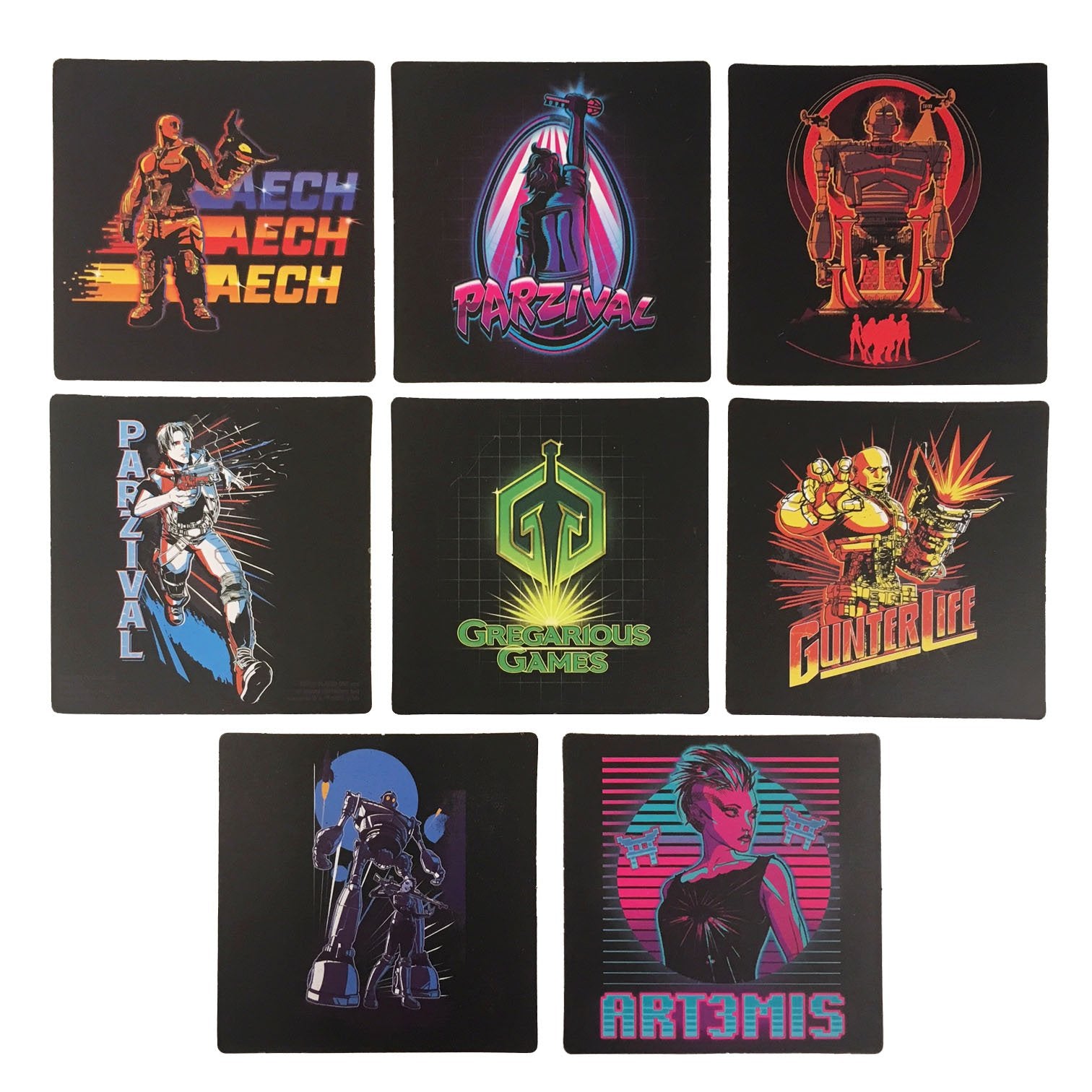 Paladone Coasters, Papercard, Multi-Colour, 1 X 10 X 10 Cm