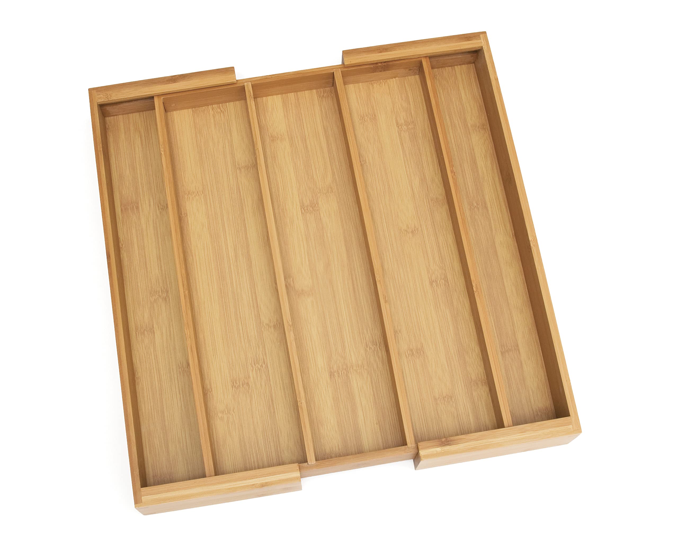 Lipper International 8892 Bamboo Wood Expandable To 22-1/4'' Utensil Organizer