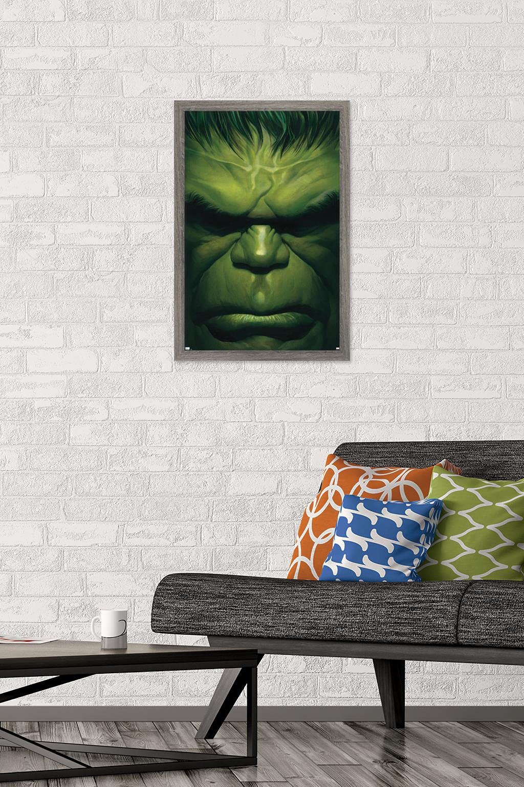 Trends International Marvel Comics - Hulk - The Immortal Hulk #18 Wall Poster, 14.72'' X 22.37'', Barnwood Framed Version