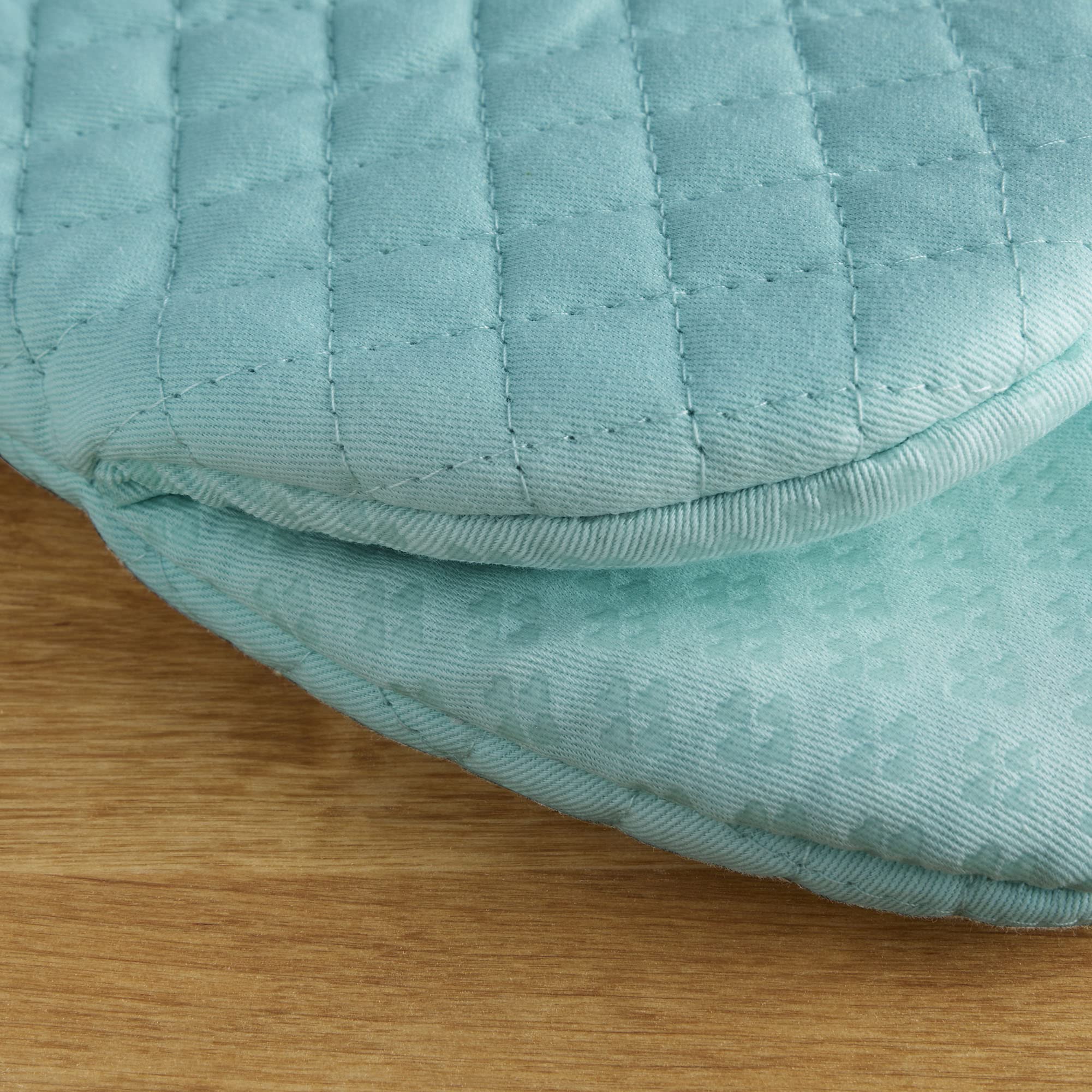 Kitchenaid Asteroid Mini Oven Mitt, 5.5''X8'', Aqua 2 Count