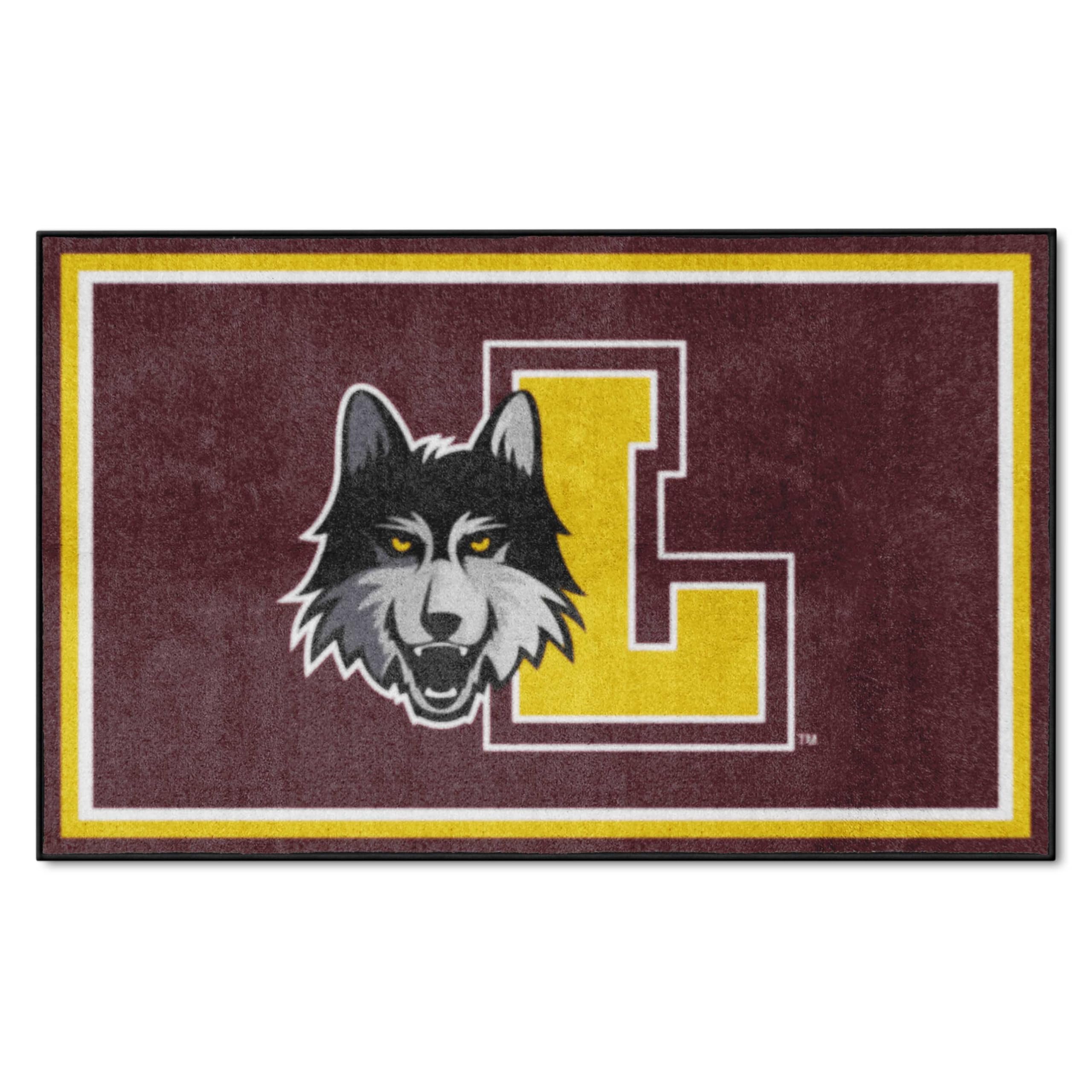 FANMATS 24508 Loyola University Chicago 4ft. x 6ft. Plush Area Rug