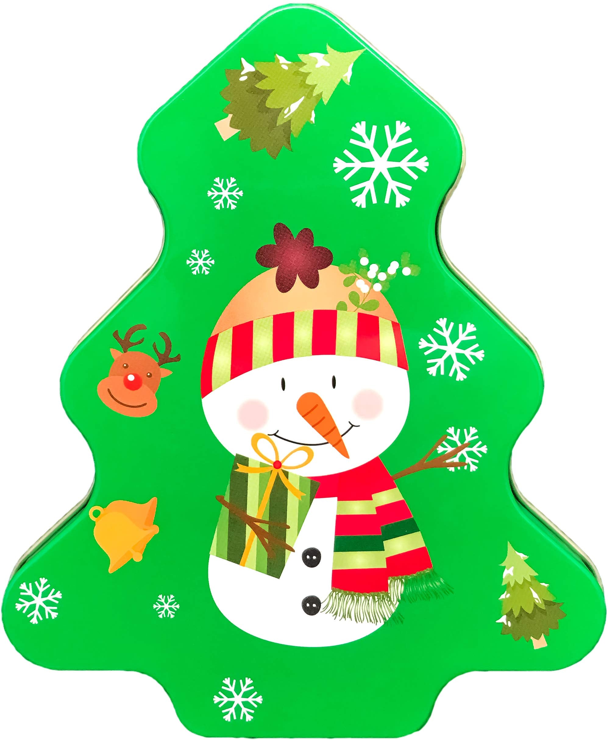 Alef Christmas/Holiday Set Of 3 Decorative Nesting Tins (Tree)