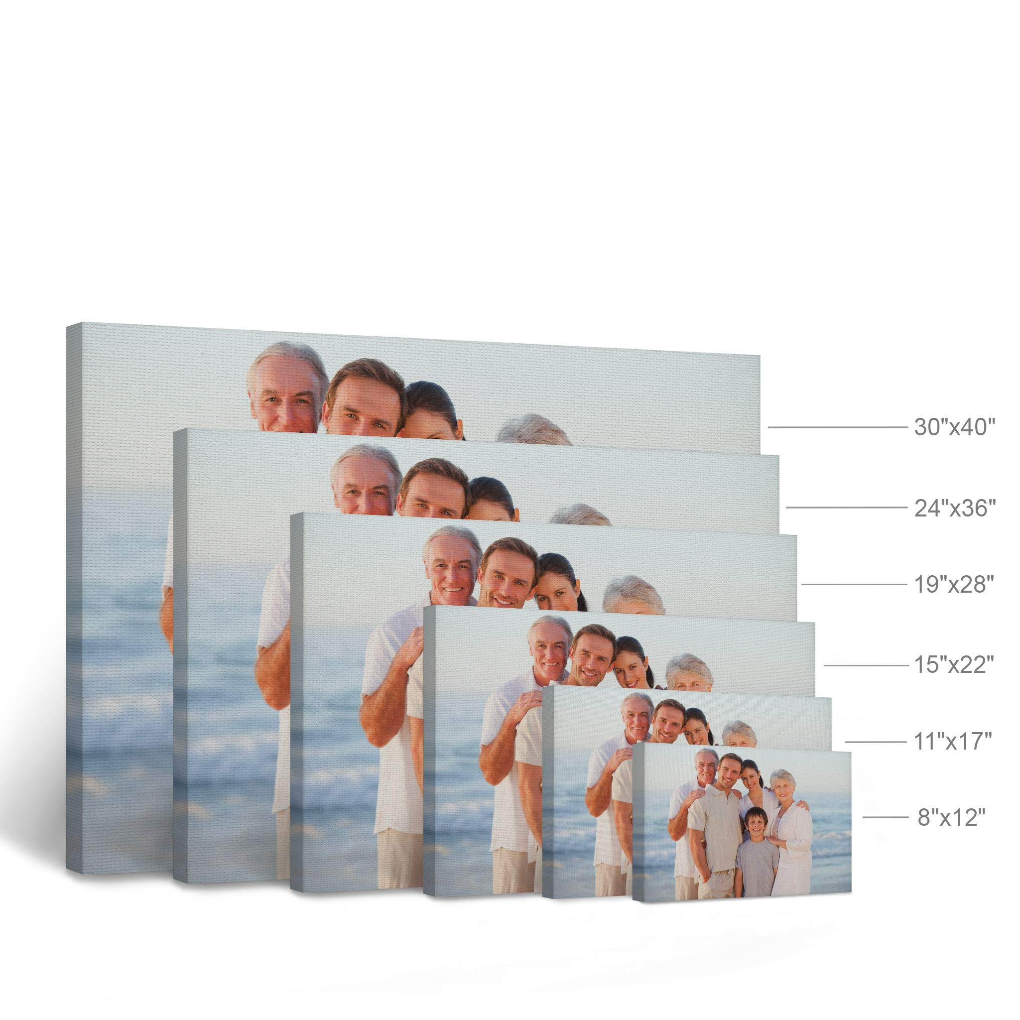 Smile Art Design Custom Canvas Prints with Your Photos  Personalized Canvas Pictures Custom  Custom Canvas Prints  Photo Canvas  Canvas Photo Prints  Personalized Gifts  Canvas Wall Art 15''x22''