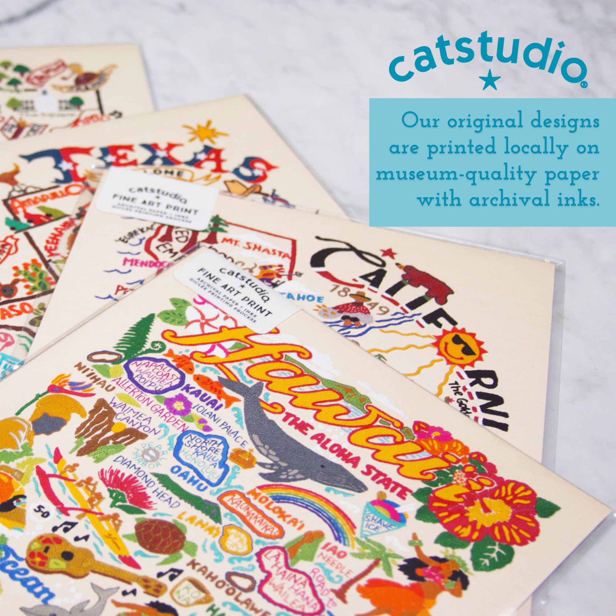 Catstudio Colorado Fine Art Print - 8X8 | Geography Inspired Gallery Wall Art