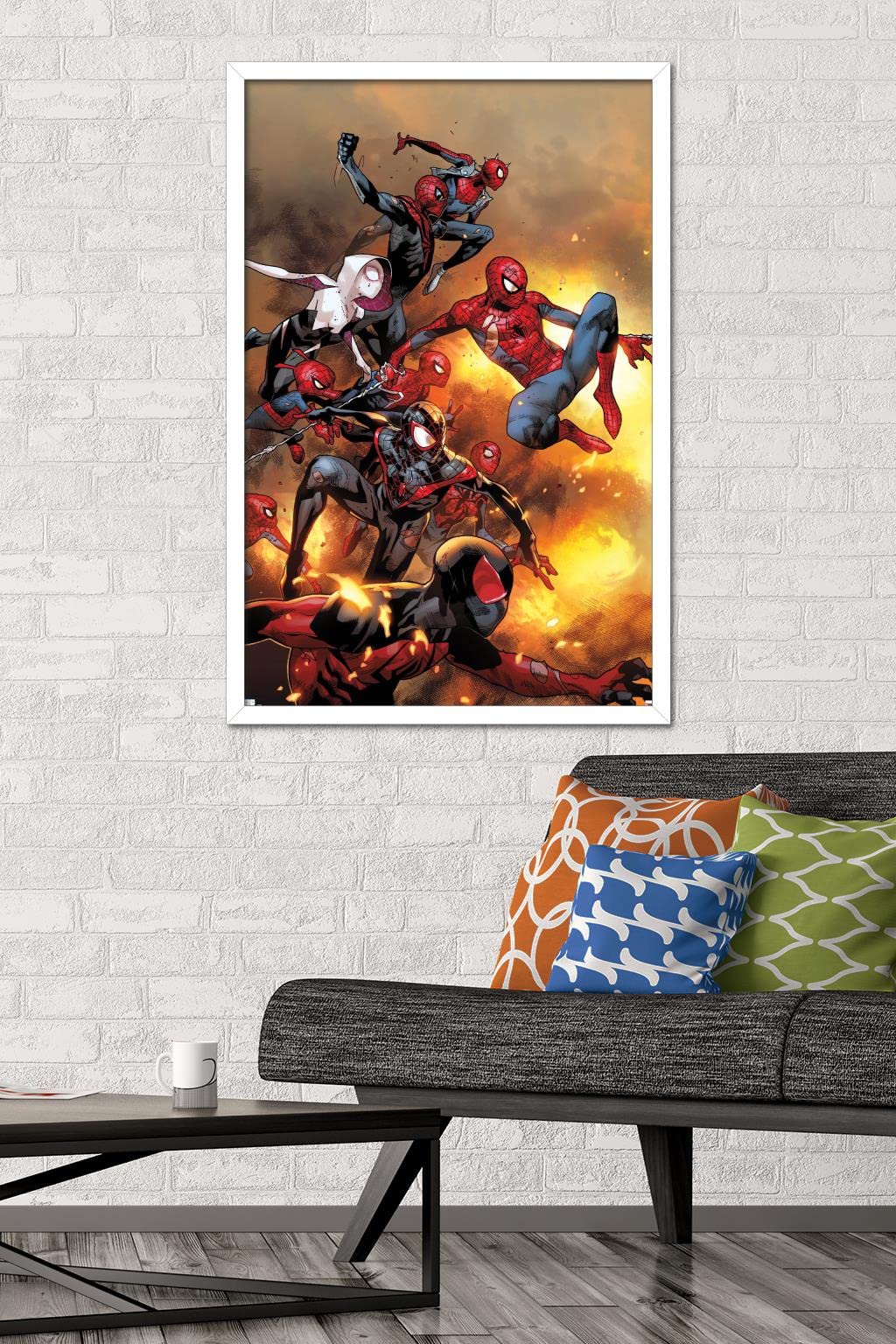 Trends International Marvel Comics - Spider-Verse - The Amazing Spider-Man #13 Wall Poster, 22.37'' X 34.00'', White Framed Vers