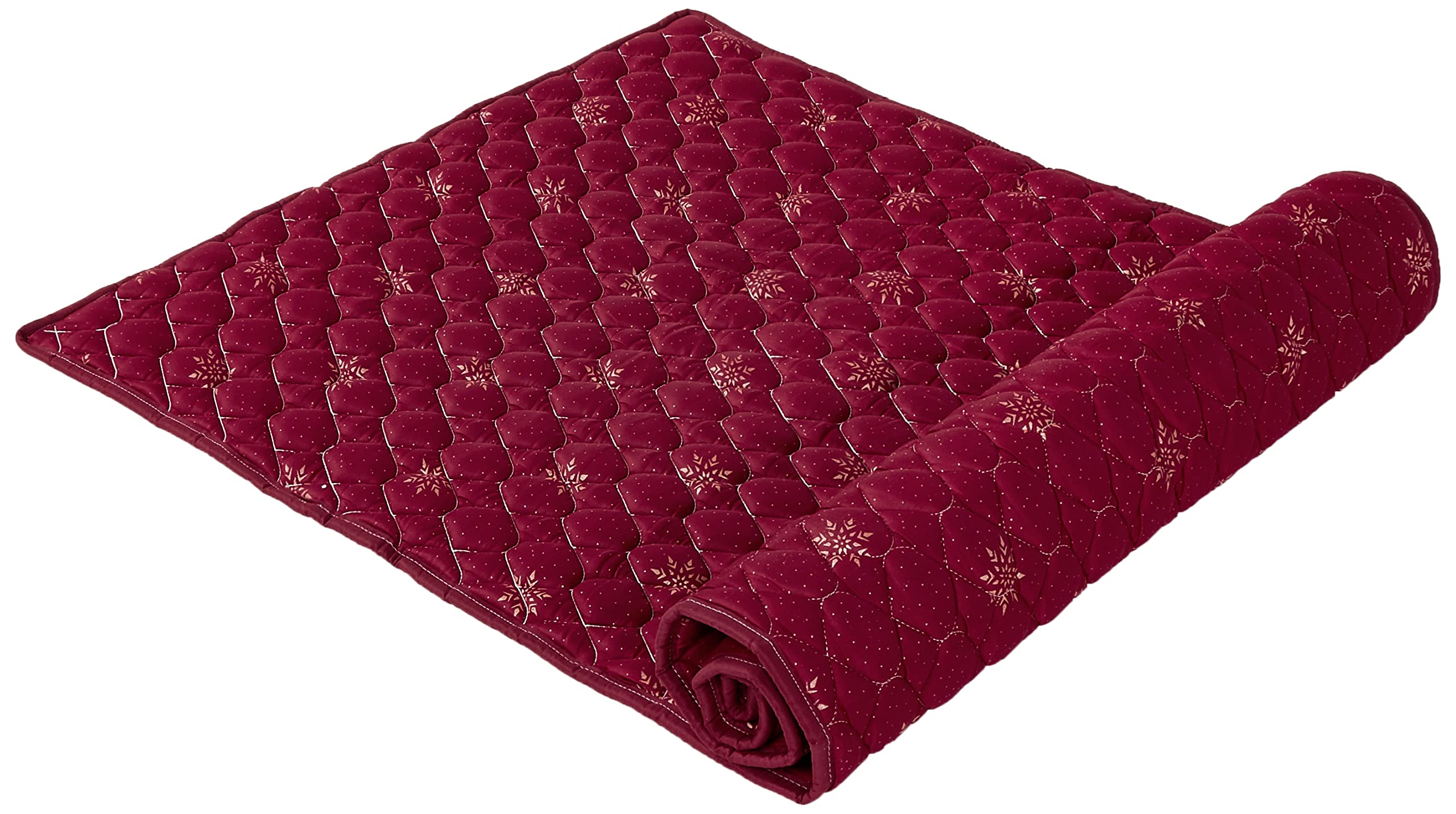 Amazon Brand - Solimo Granduc 1-Inch Soft Single Size Mattress In Maroon (72X36X1, Pu Foam)