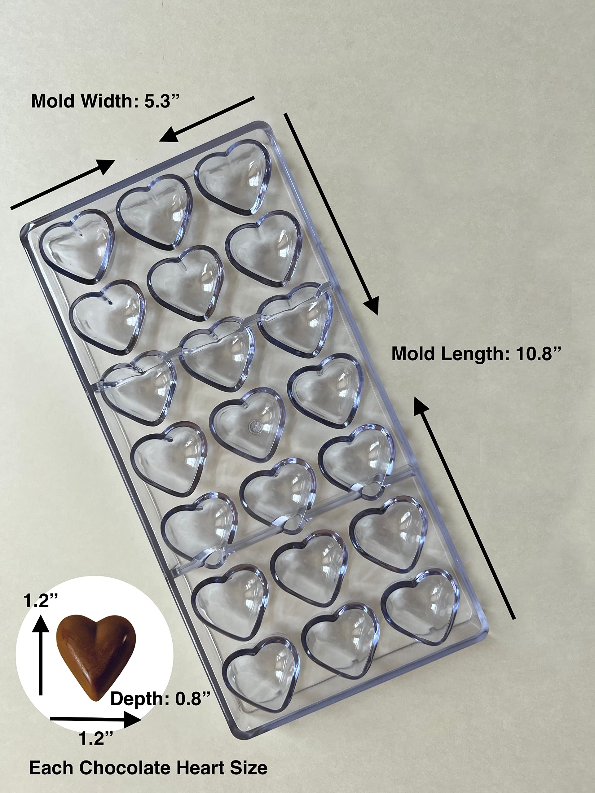 Candymake Heart Shaped Candy & Chocolate Mold | Do It Yourself | Make Your Own Heart Shaped Chocolate Candy At Home Or Commercia